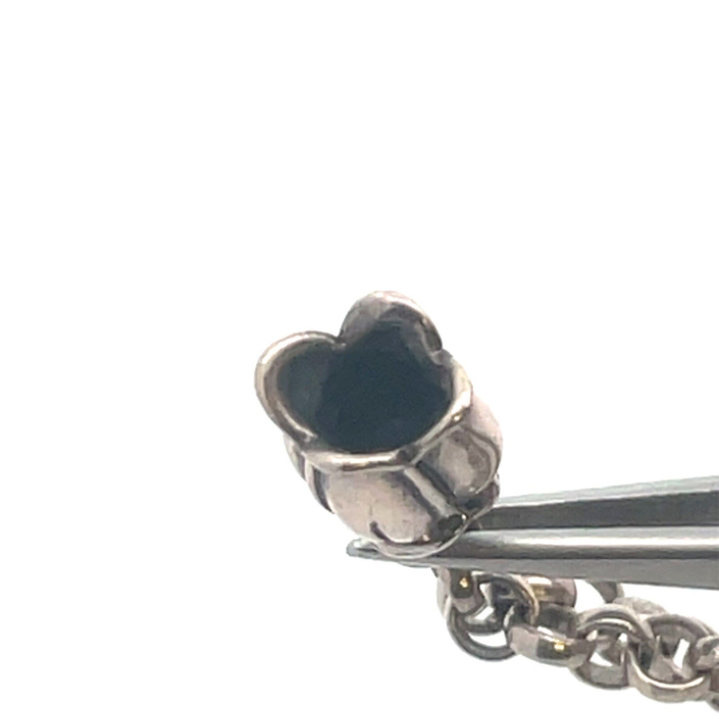 Mignon Faget Sterling Silver Tulip Collection Chain Dangle Tulip Charm Bracelet