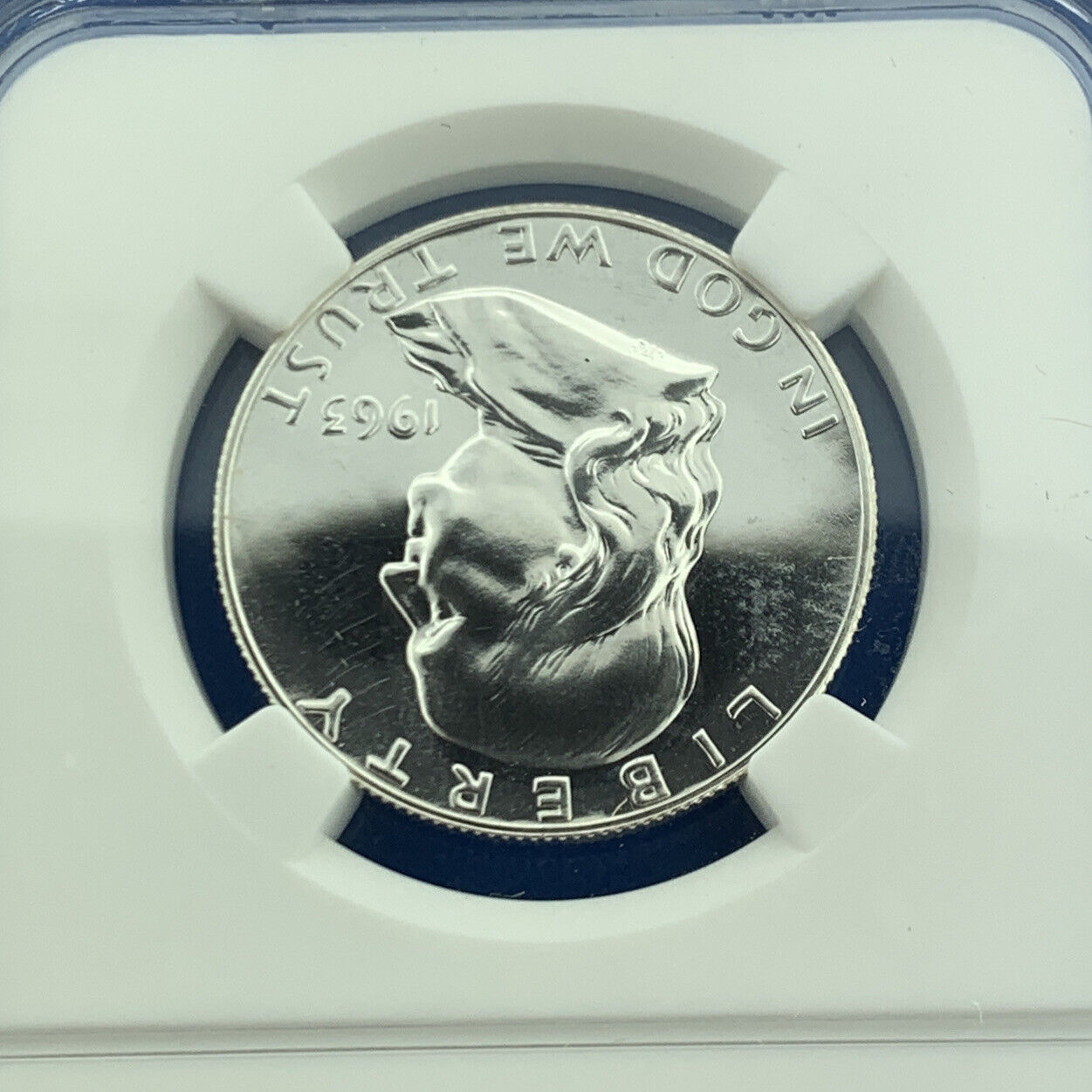 1963 Franklin Silver Proof Half Dollar 50c $.50 Better Key Philadelphia NGC PF67
