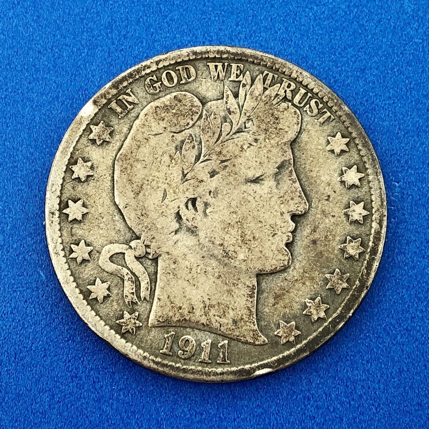 1911 S Barber Silver Half Dollar Better Rare Key San Francisco Mint Coin