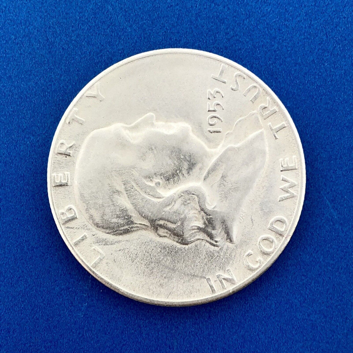1953 S Franklin Silver Half Dollar Better Key Rare San Francisco Mint AU Coin