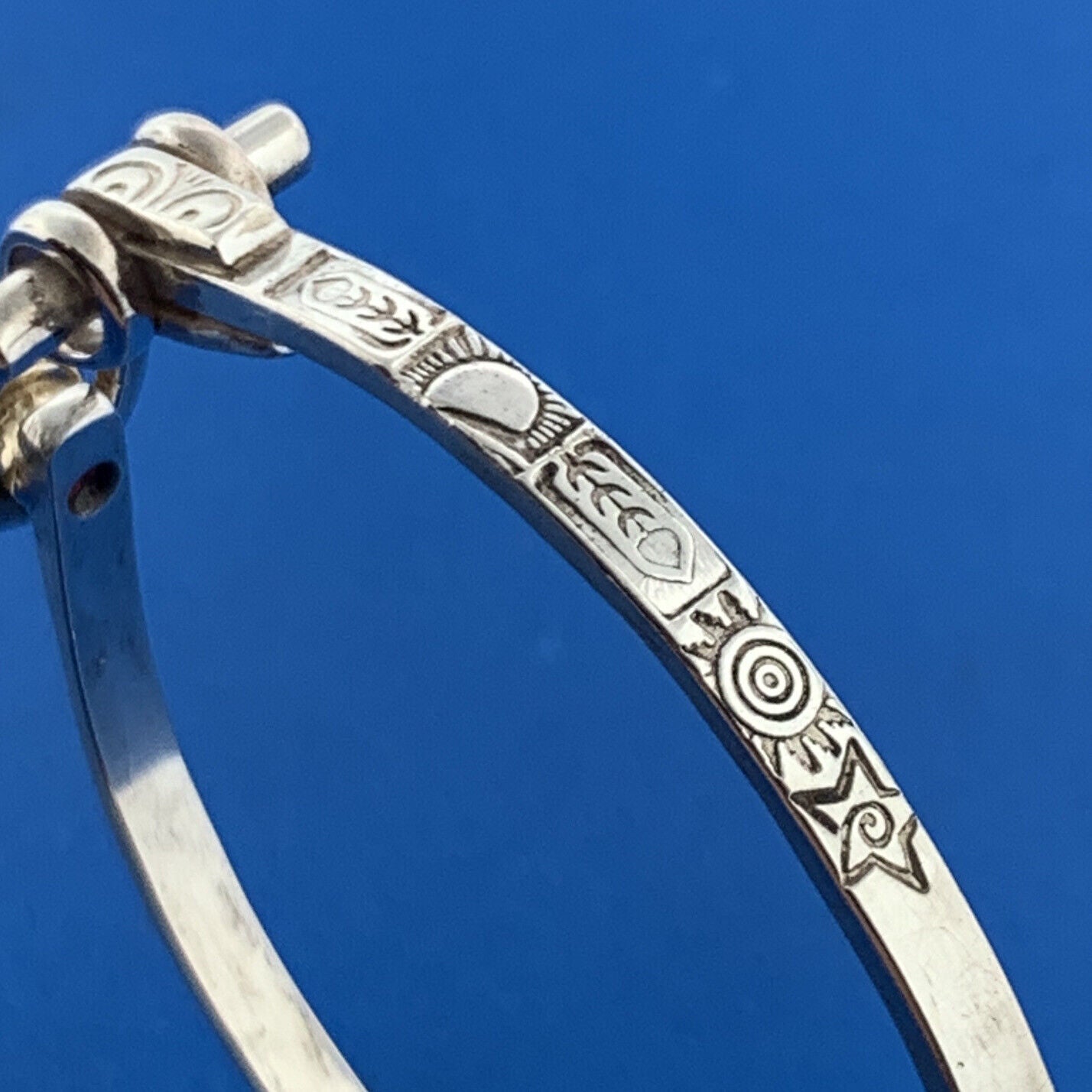 Sun Lyon Studio 925 Sterling Silver 14K Gold Ruby Hand Wrought Cuff Bracelet