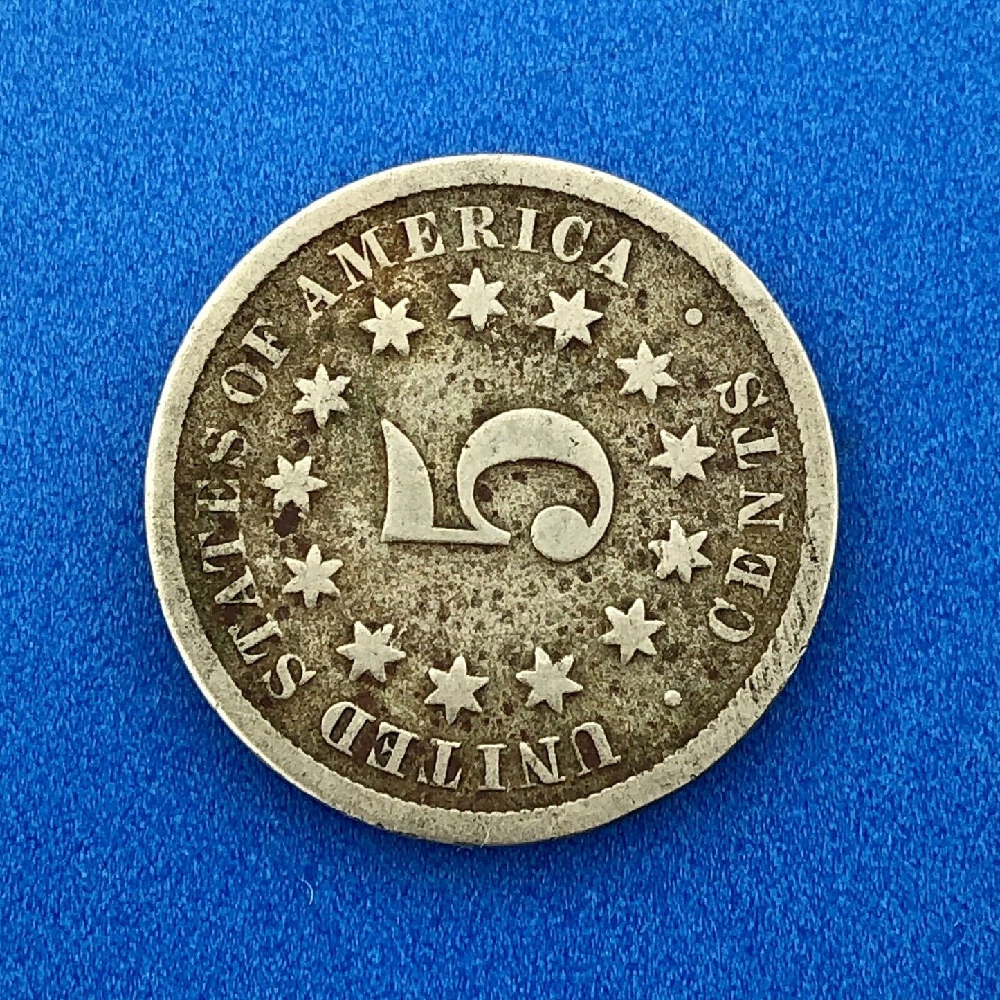 1870 P Shield Nickel 5c Better Key Rare Philadelphia Mint Coin No Rays
