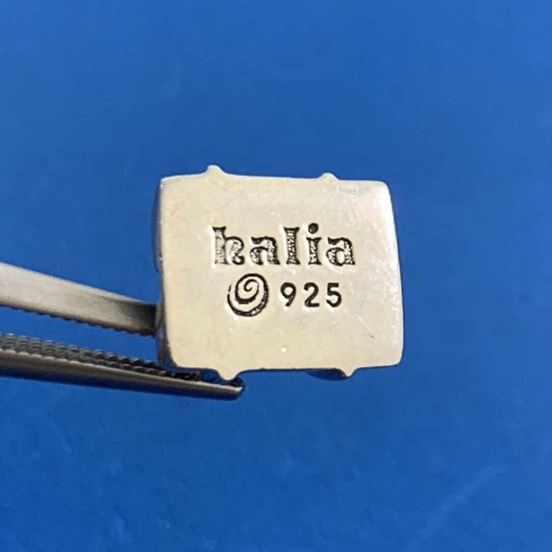 Authentic KALIA 925 Sterling Silver Camp Kalia Tent Slide Bracelet Charm