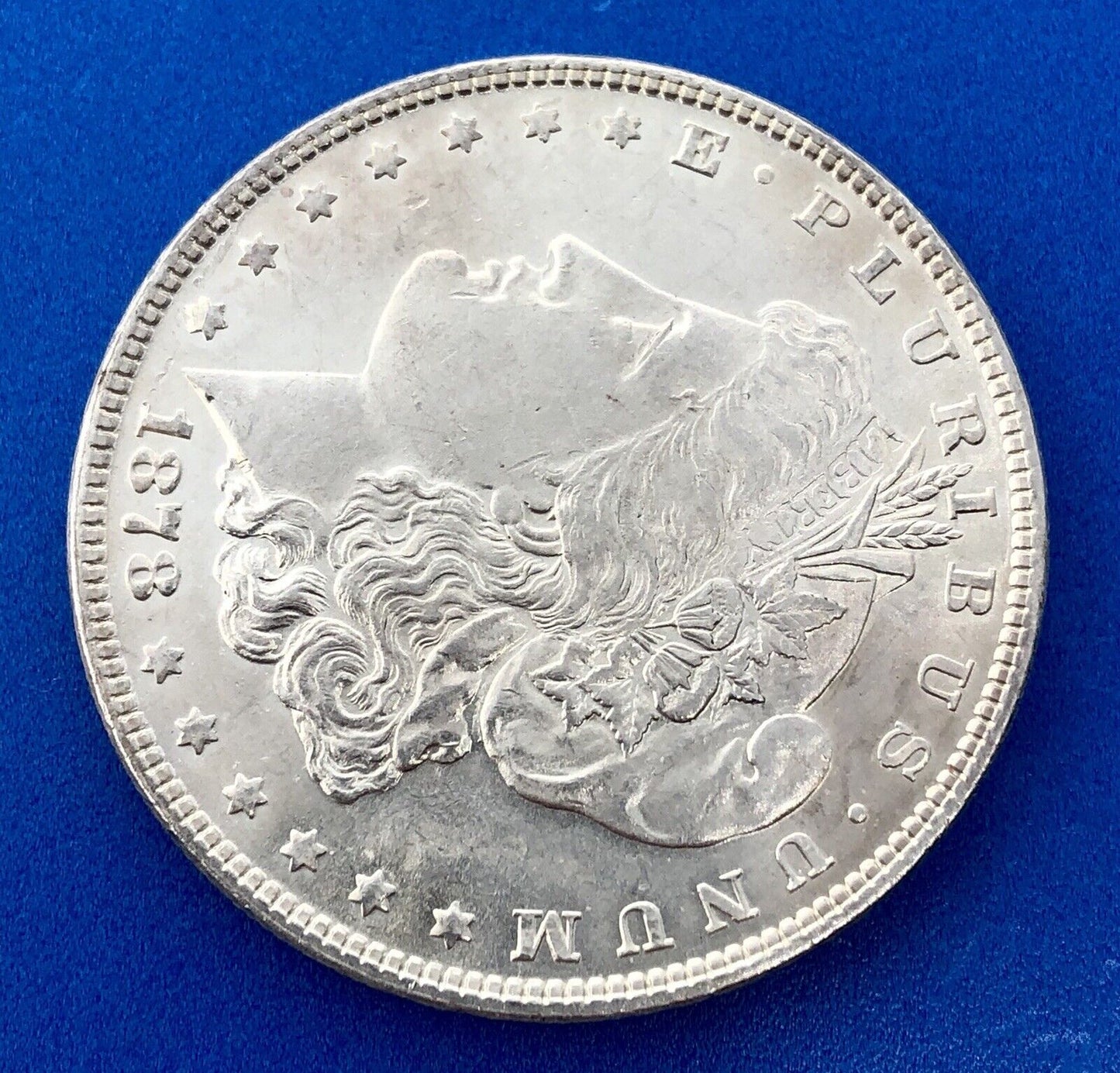 1878 7TF Reverse 1878 Morgan Silver Dollar Better Philadelphia First Year Coin