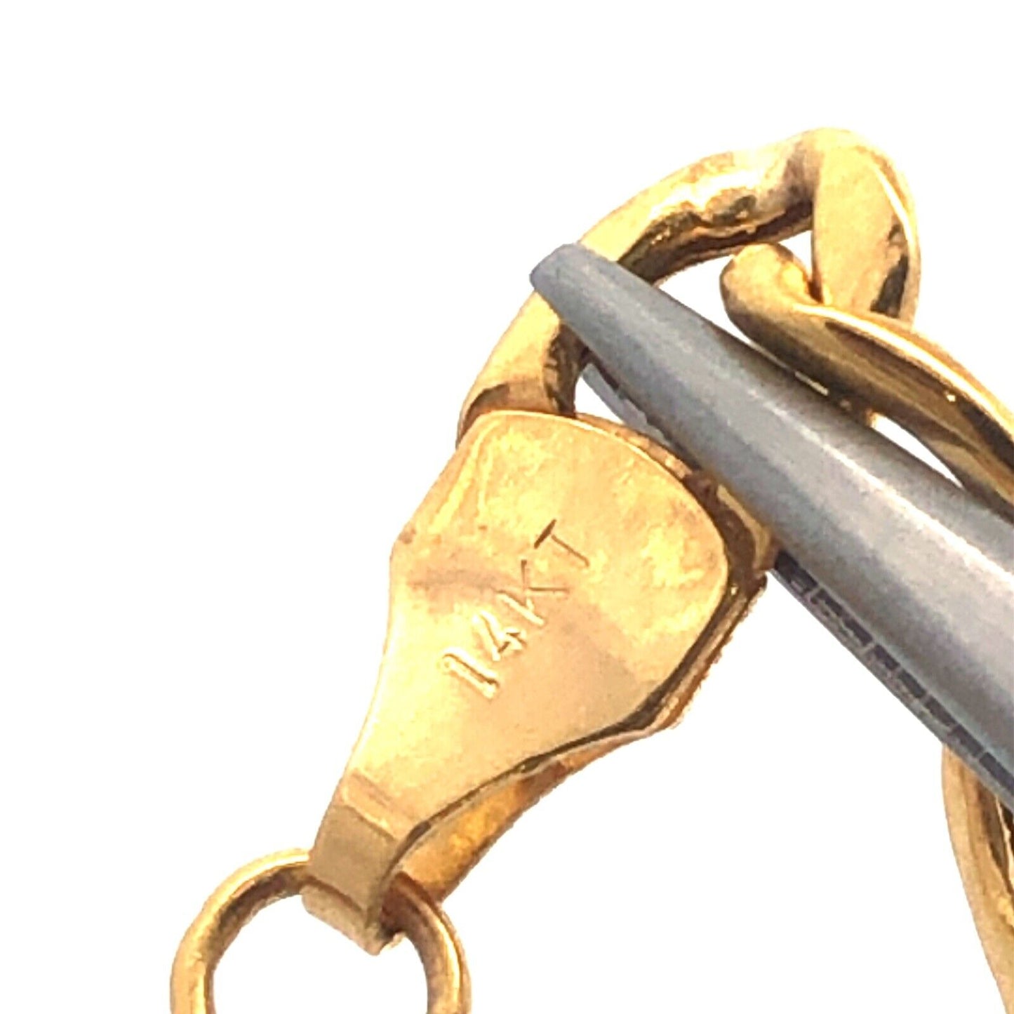 Designer Italy 14K Yellow Gold Unisex Figaro Link 22" Chain Necklace G603