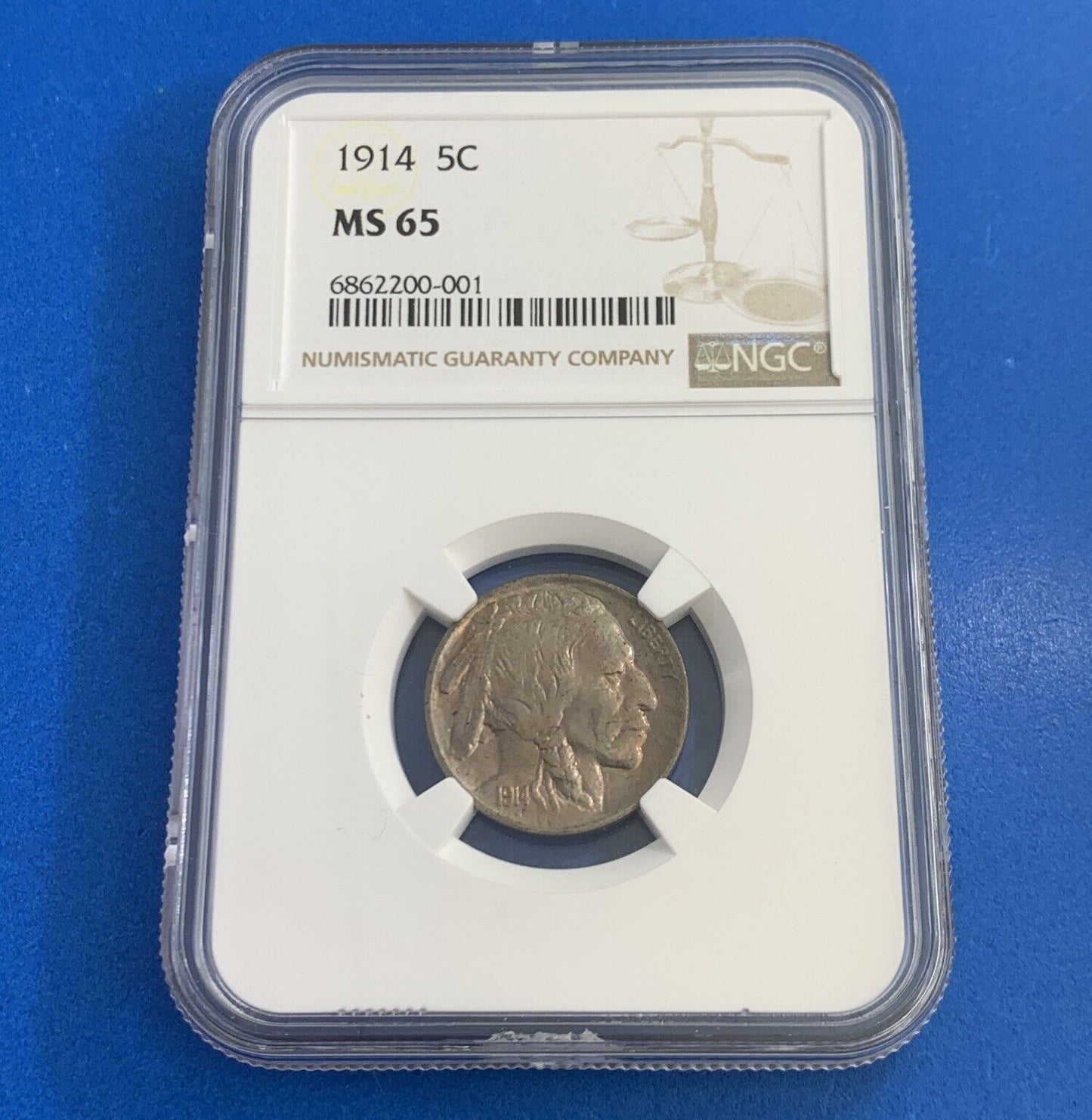 1914 P 5c Buffalo Nickel NGC MS65 Better Date Rare Condition American Coin