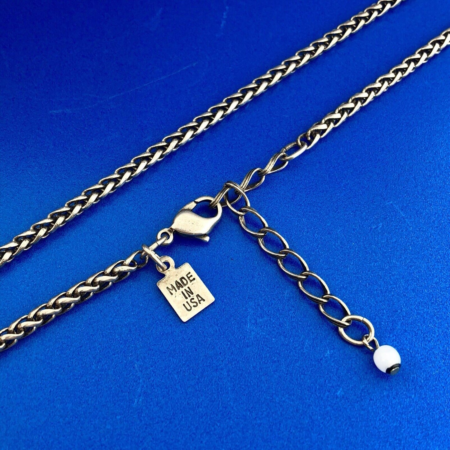 Desert Heart Designs Sterling Silver 925 Hollow Wheat Link Signature Necklace