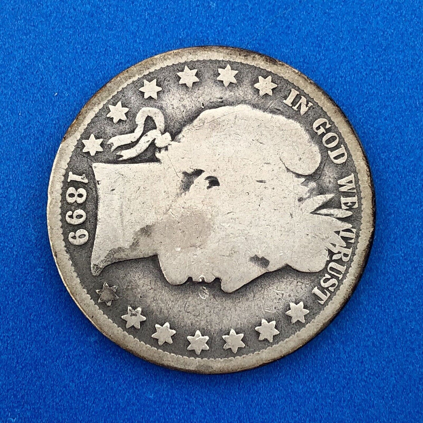 1899 O Silver Barber Half Dollar Better Key Date New Orleans Coin Rare Scarce
