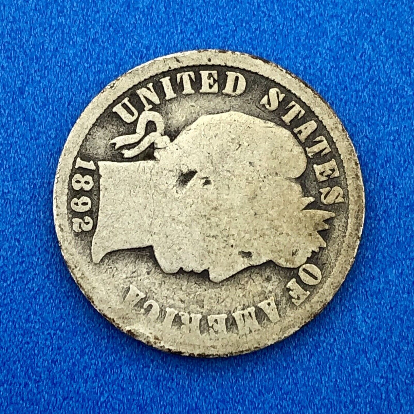 1892 O Barber Silver Dime $.10 Better Rare Scarce Key New Orleans Mint Coin