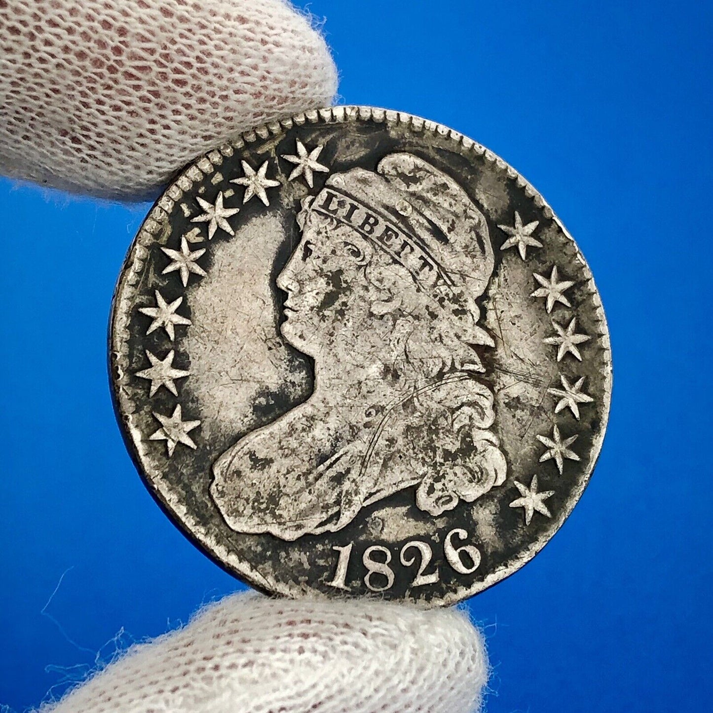 1826 P Capped Bust Silver Half Dollar 50c Better Early Philadelphia Mint Coin