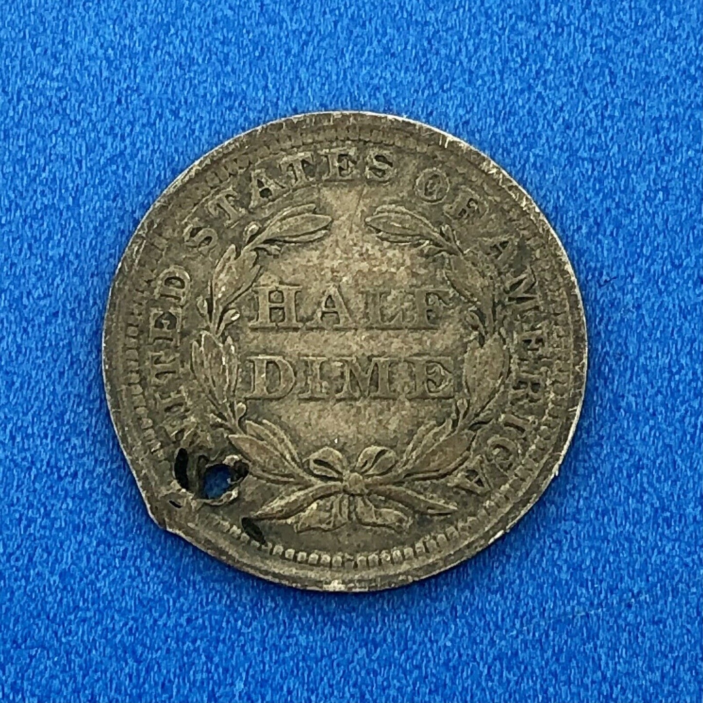 1855 P Seated Liberty Silver Half Dime Type 3 Better Key Rare Philadelphia Coin