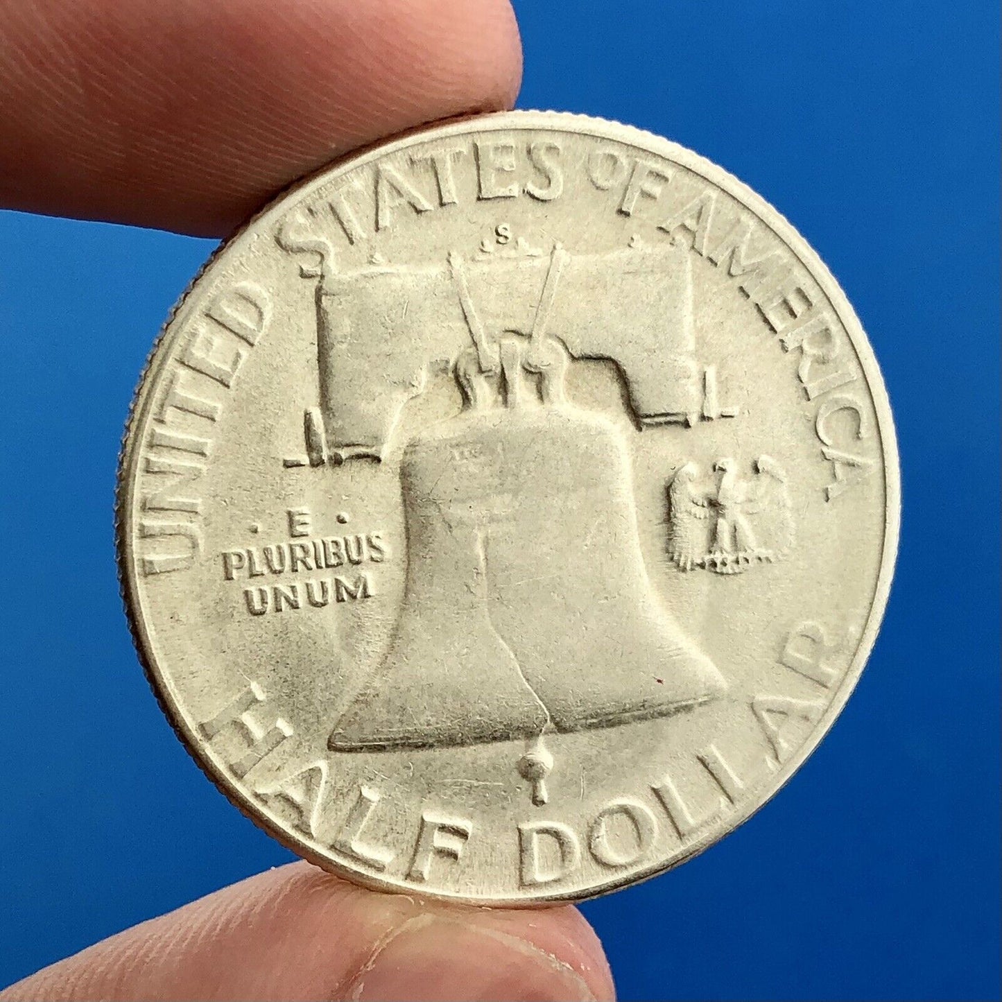 1953 S Franklin Silver Half Dollar Better Key Rare San Francisco Mint AU Coin