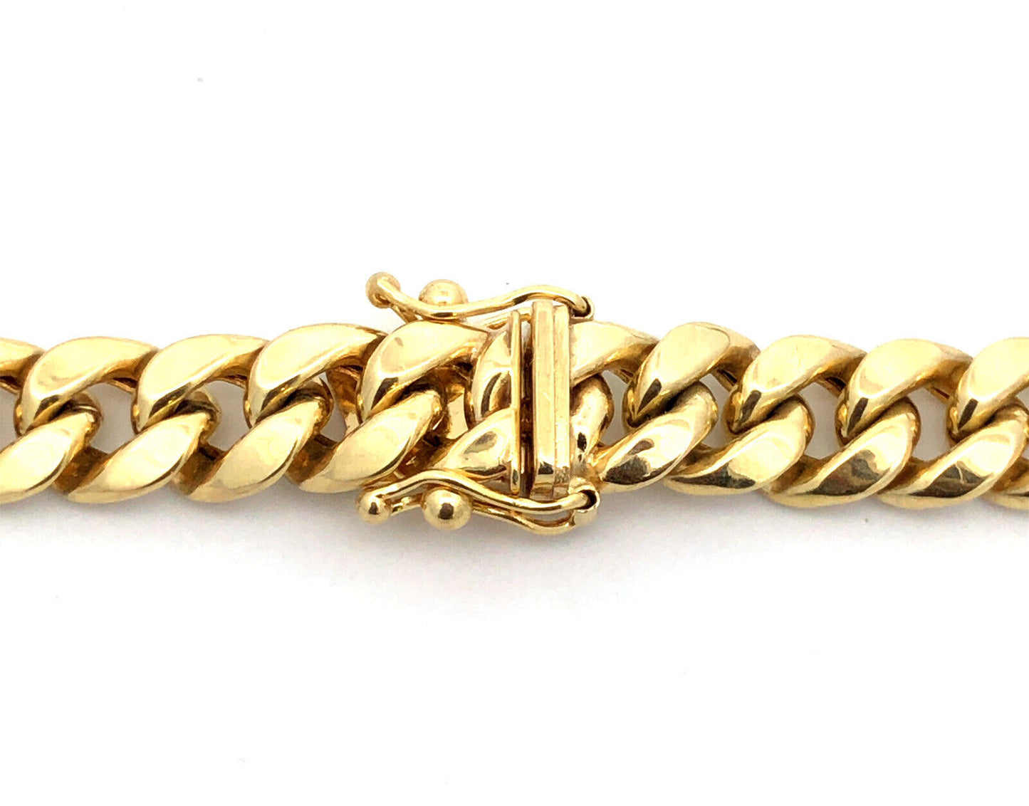 Designer IGS 10K Yellow Gold Miami Cuban Curb Link 23" Chain Necklace