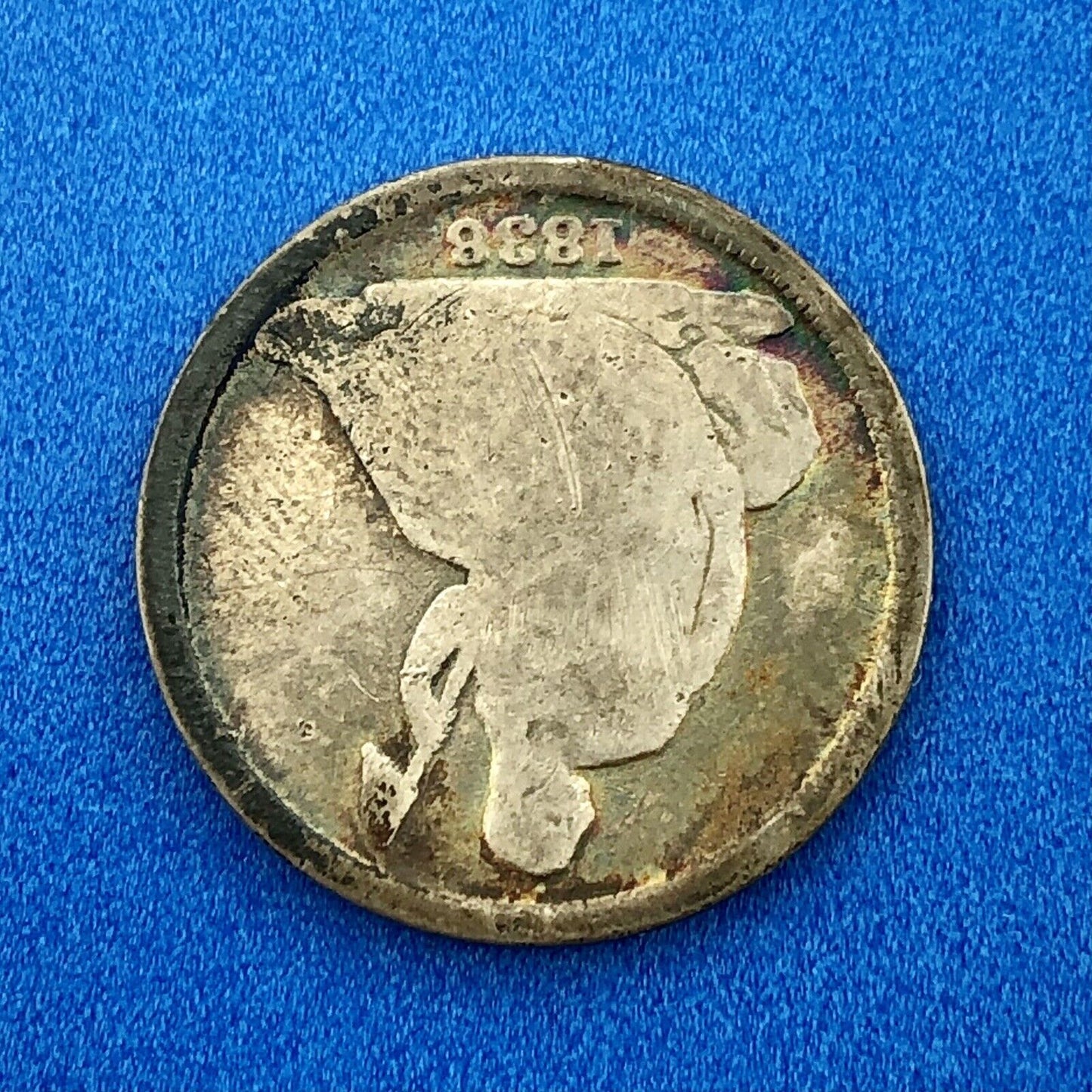 1838 O Seated Liberty Silver Dime No Stars Type 1 Better Key New Orleans Coin