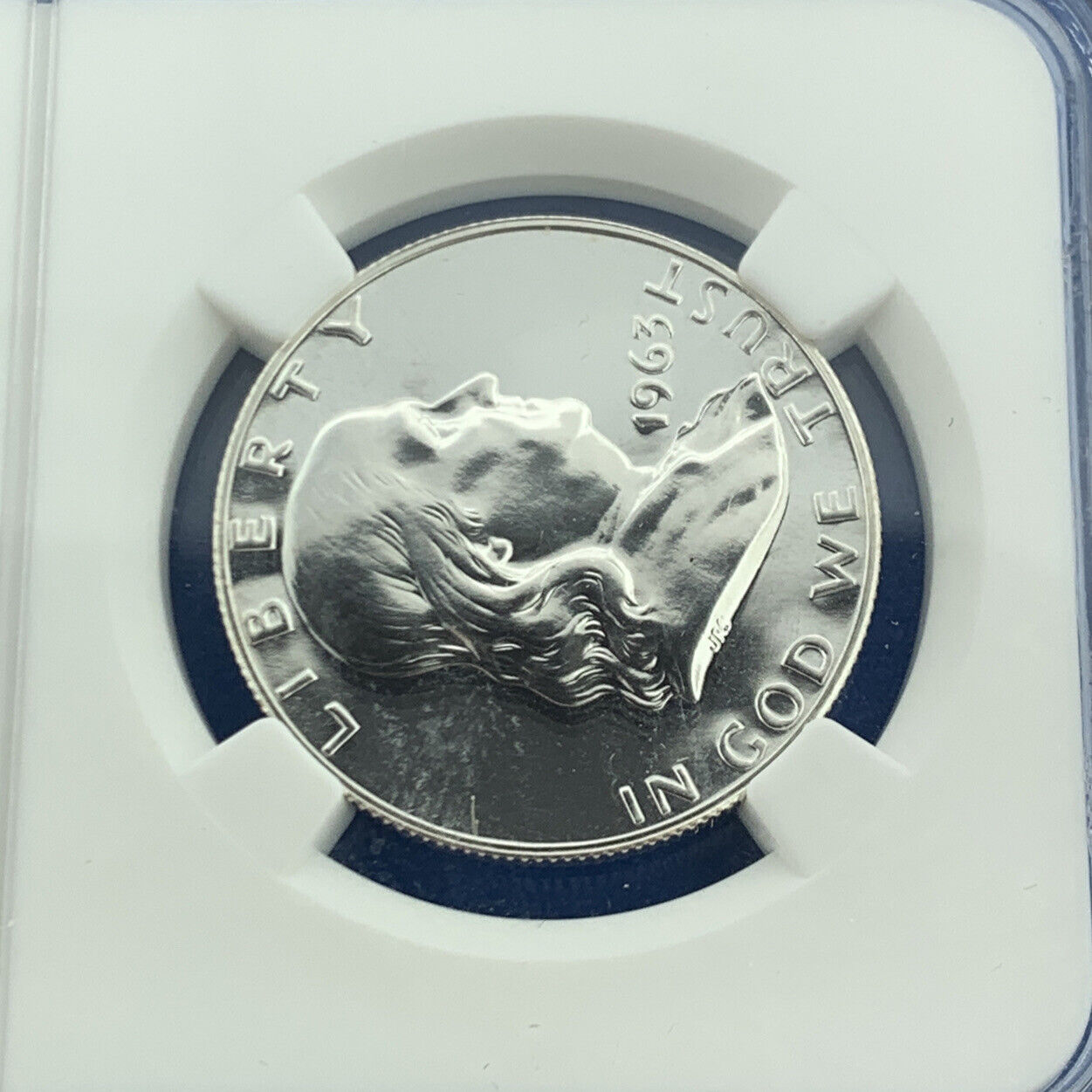 1963 Franklin Silver Proof Half Dollar 50c $.50 Better Key Philadelphia NGC PF67
