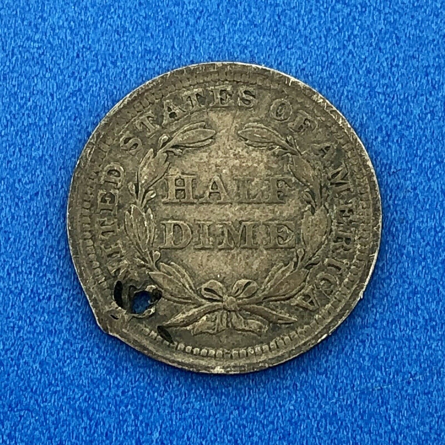 1855 P Seated Liberty Silver Half Dime Type 3 Better Key Rare Philadelphia Coin