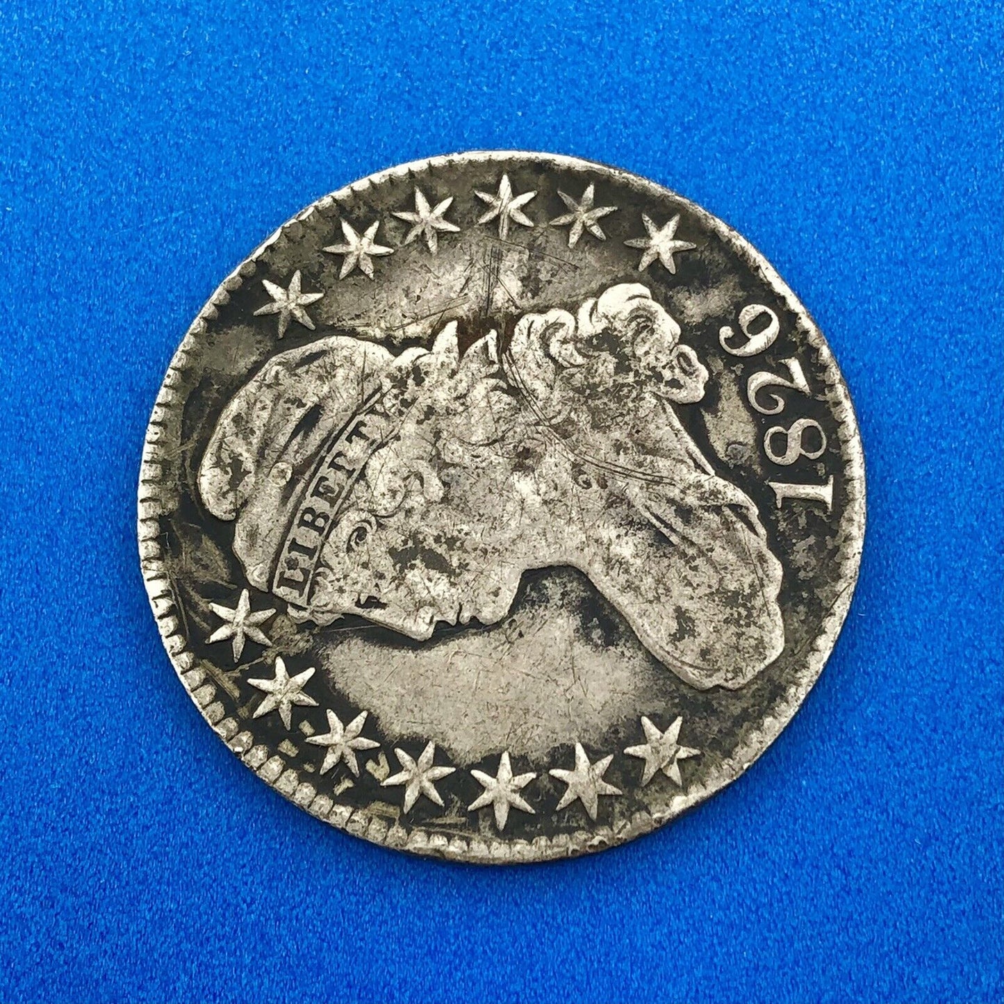 1826 P Capped Bust Silver Half Dollar 50c Better Early Philadelphia Mint Coin