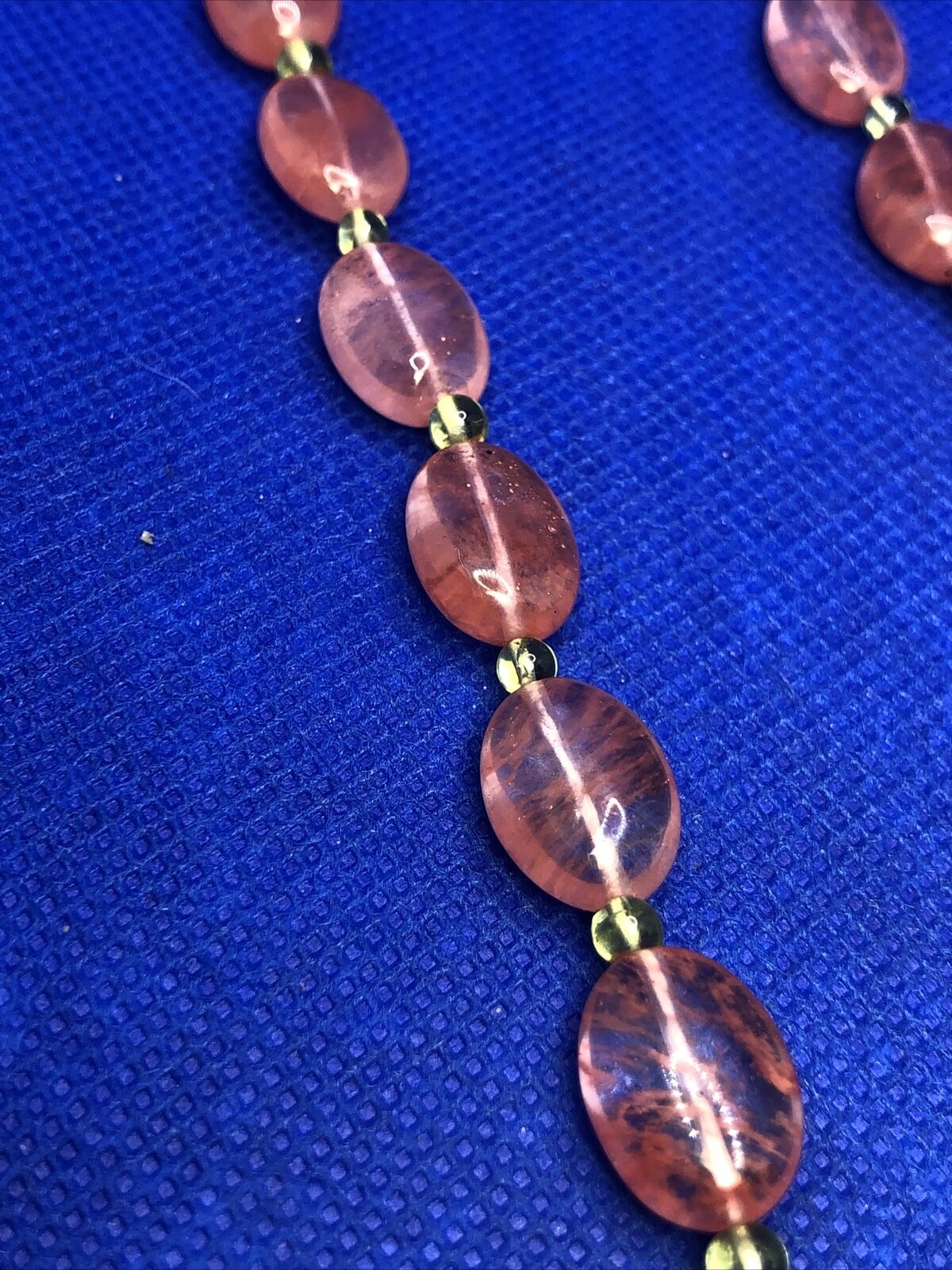 Cherry Quartz Peridot 925 Sterling Silver Statement Toggle Necklace