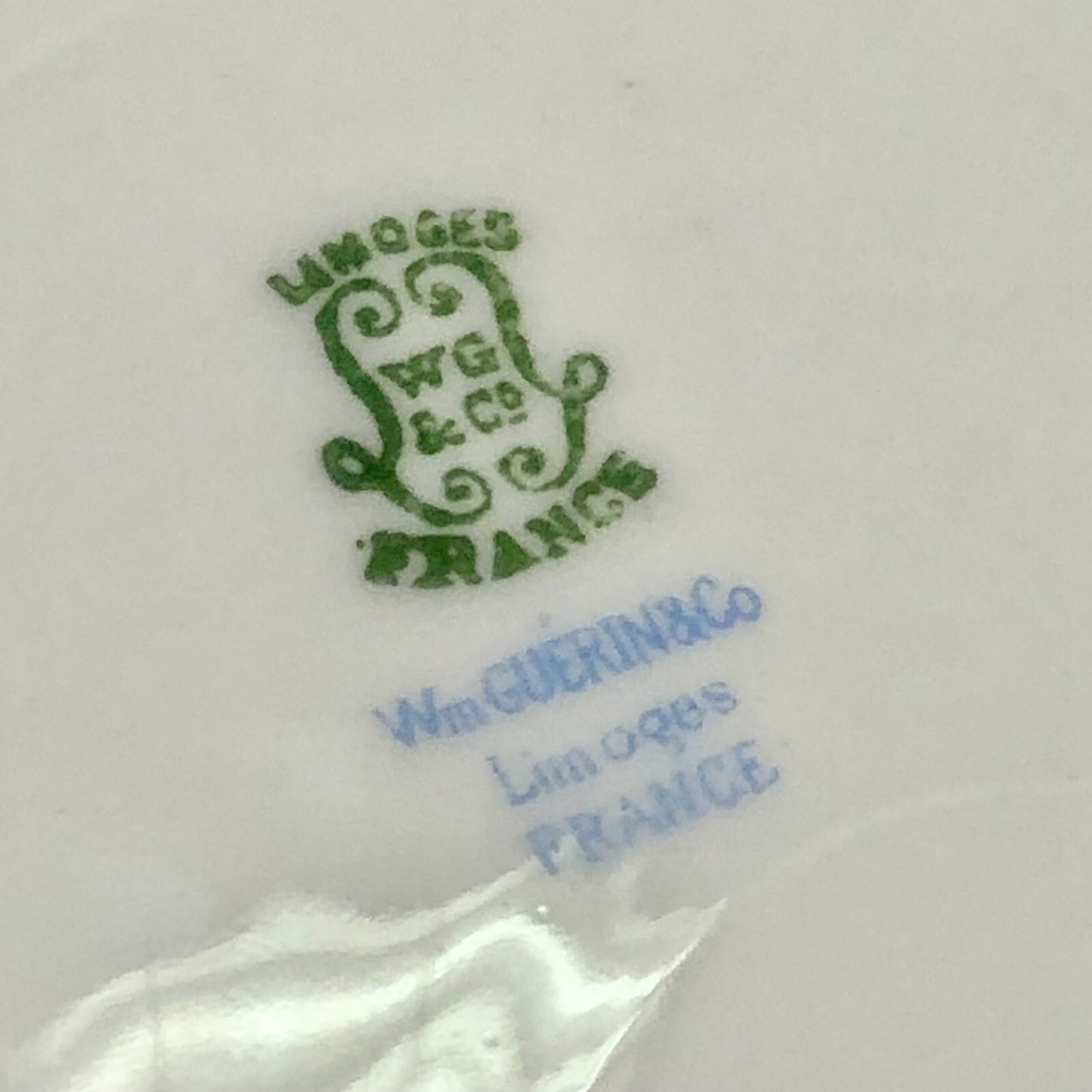 Wm Guerin & Co Limoges France Painted Courtship Gold Dinner Plate 11.5"