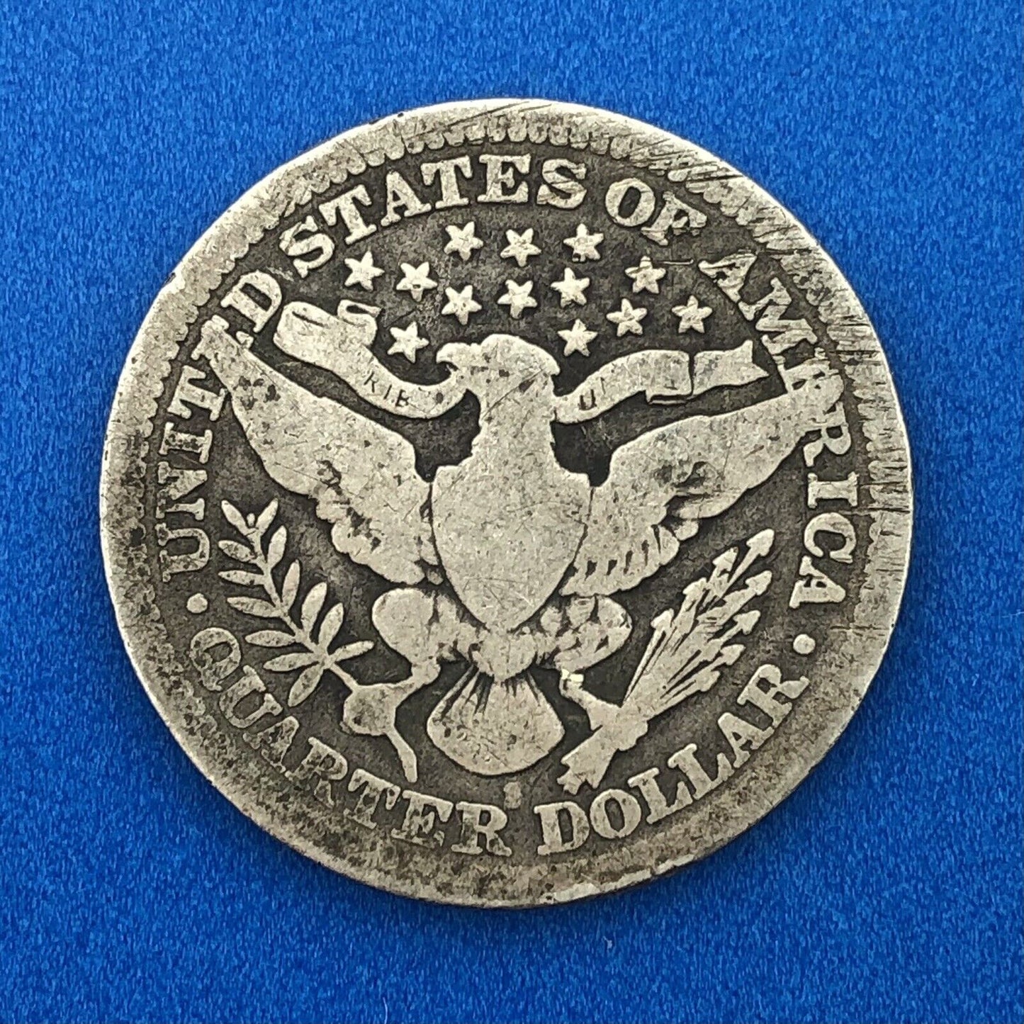 1914 S Silver Barber Quarter $.25 Better Key Date San Francisco Coin Rare Scarce