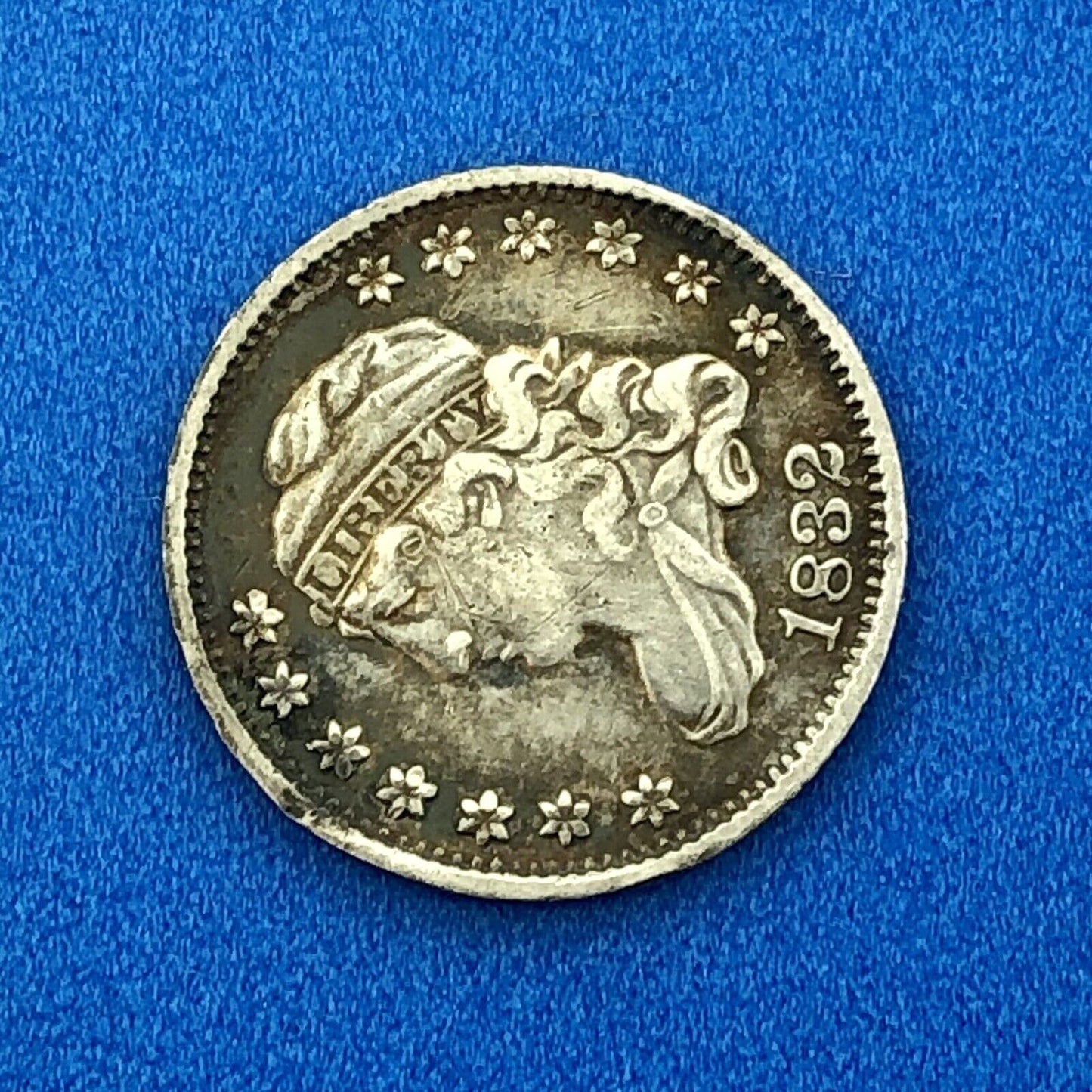 1832 P Capped Bust Silver Half Dime $.05 Early Rare Scarce Philadelphia Coin