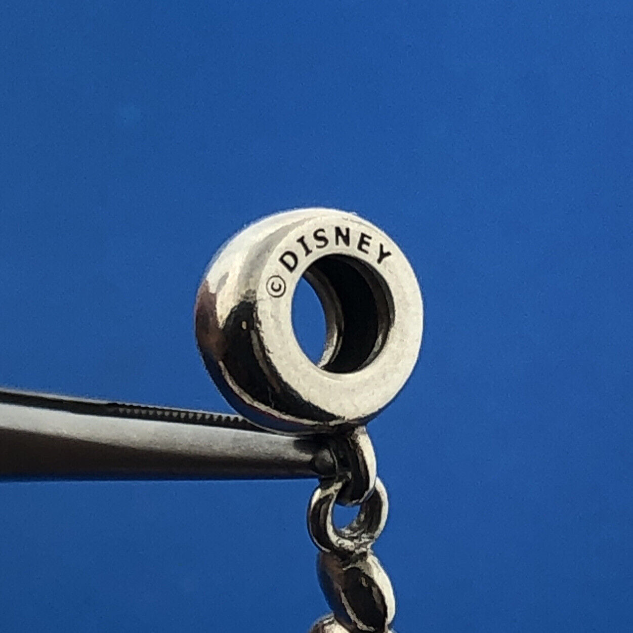 PANDORA ALE Sterling Silver Iconic Mickey Mouse Silhouette Disney 791434 Charm