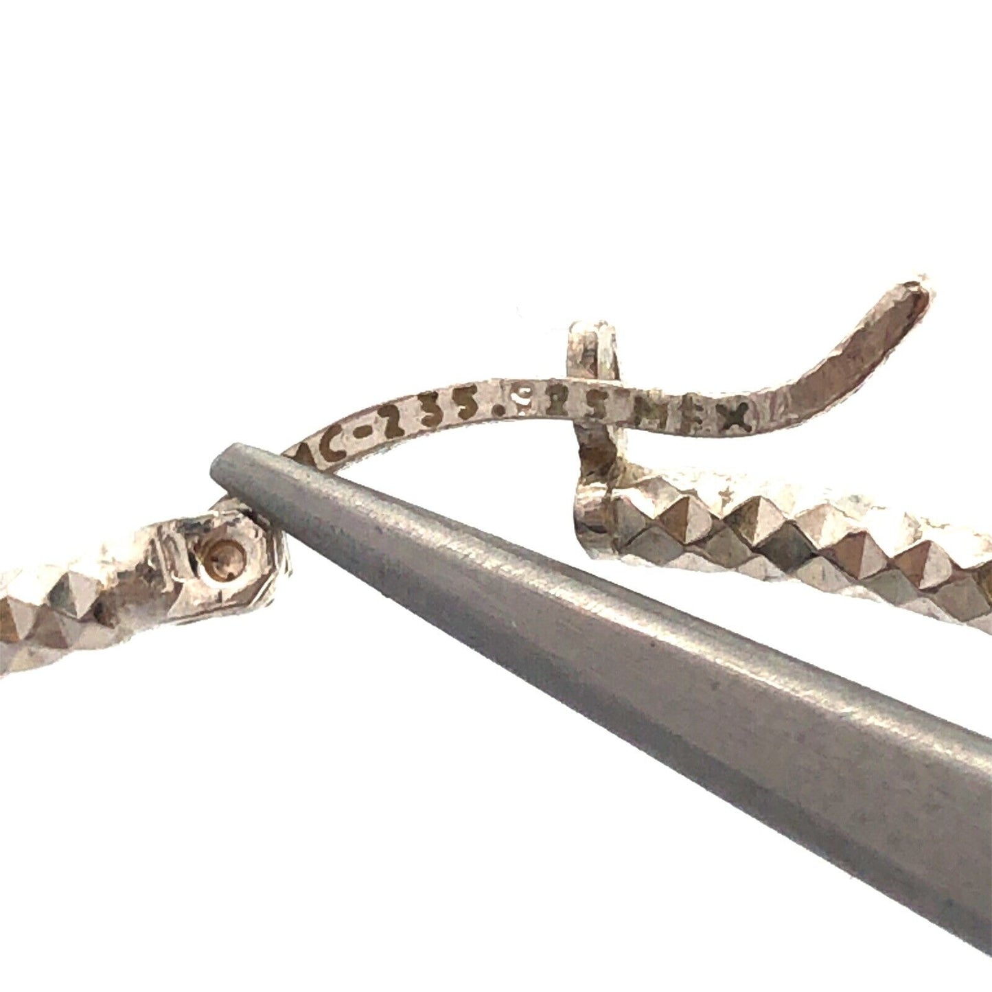 Designer MRX 925 Sterling Silver Round Large Textured Statement Hoop Earrings