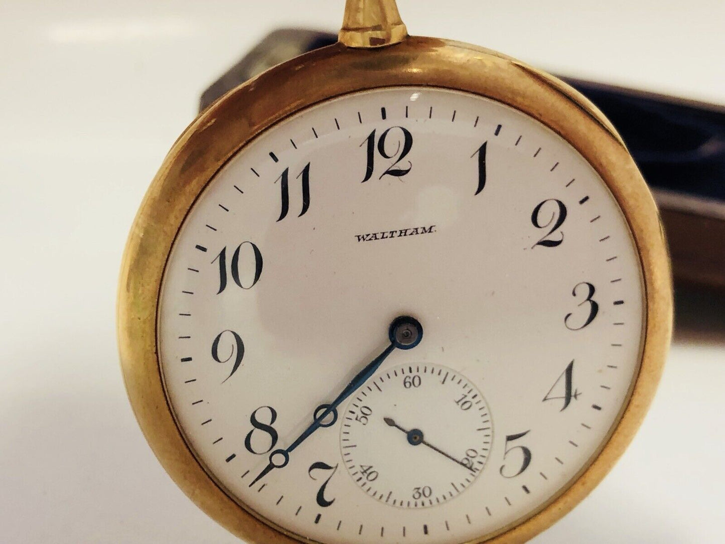 1907 Waltham 14K Gold Riverside Colonial Series Pocket Watch Original Box/COA
