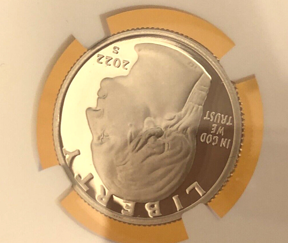 2022 S Clad 25C American Women PF 70 Signed Elizabeth Jones 5 Coin Quarter Set