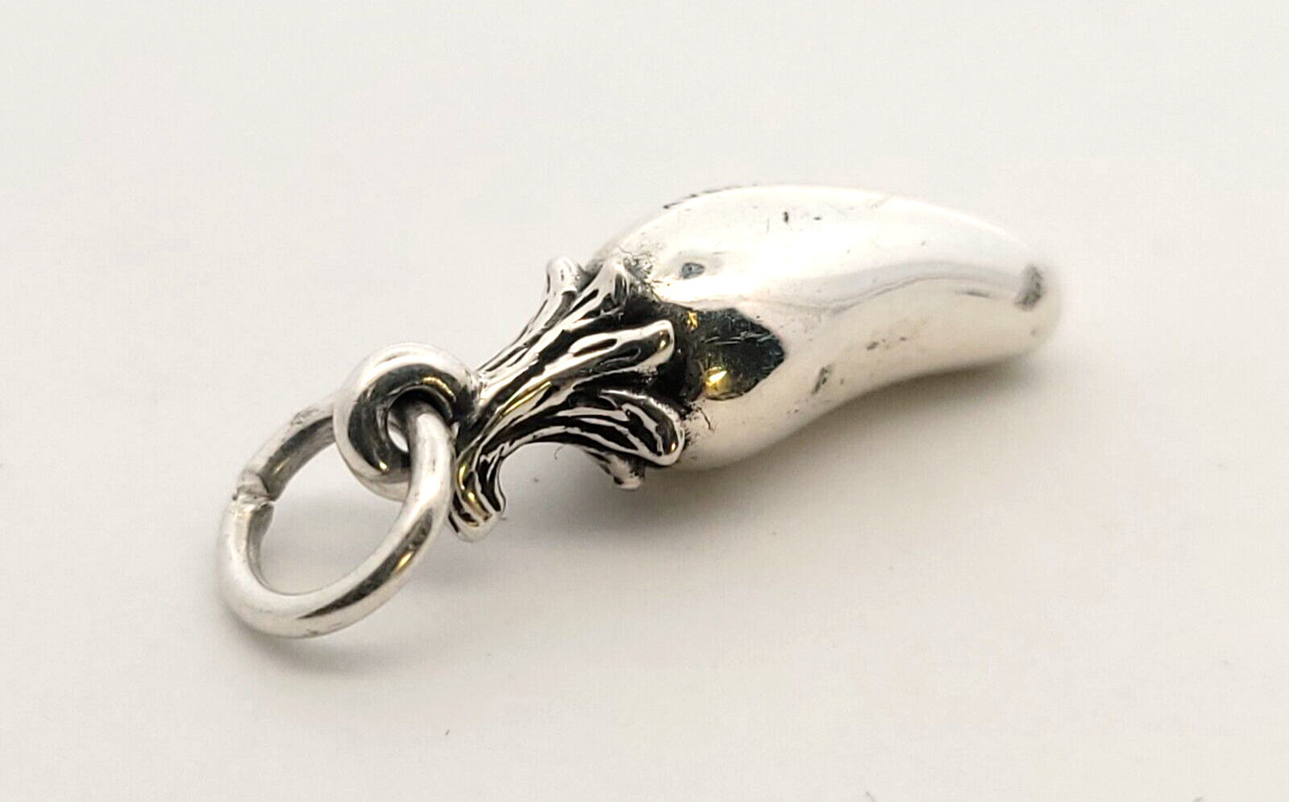 Designer James Avery .925 Sterling Silver Chili Pepper Cooking Bracelet Charm