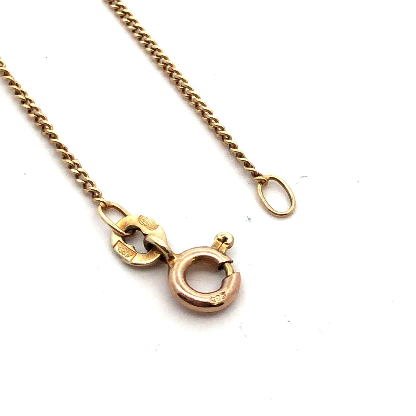 Designer Aurea Italy 14K Yellow Gold Infinity Station Chain Bracelet