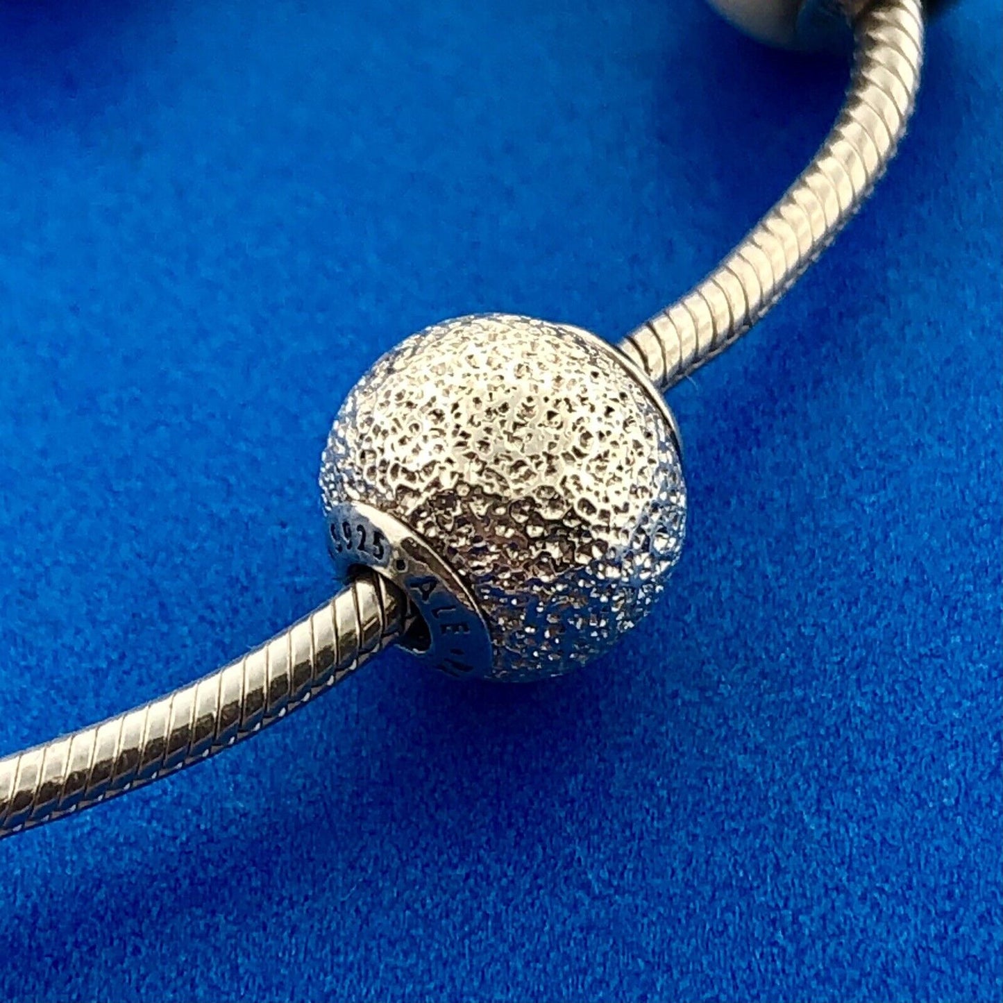 Authentic PANDORA Sterling Essence Collection Signature Clasp 6 Charm Bracelet