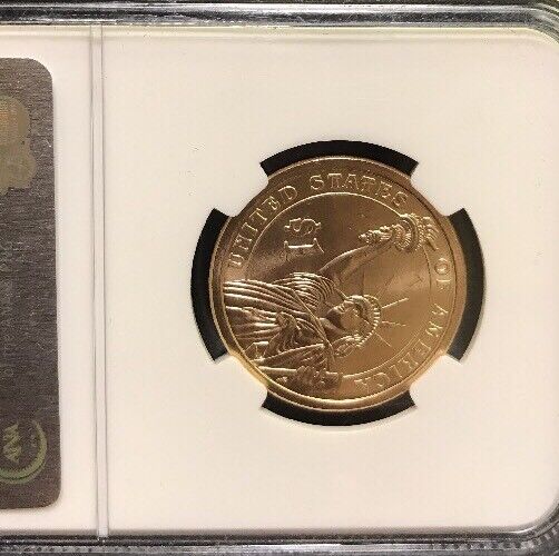 2007 P John Adams Presidential Dollar $1 NGC MS65 First Day of Issue