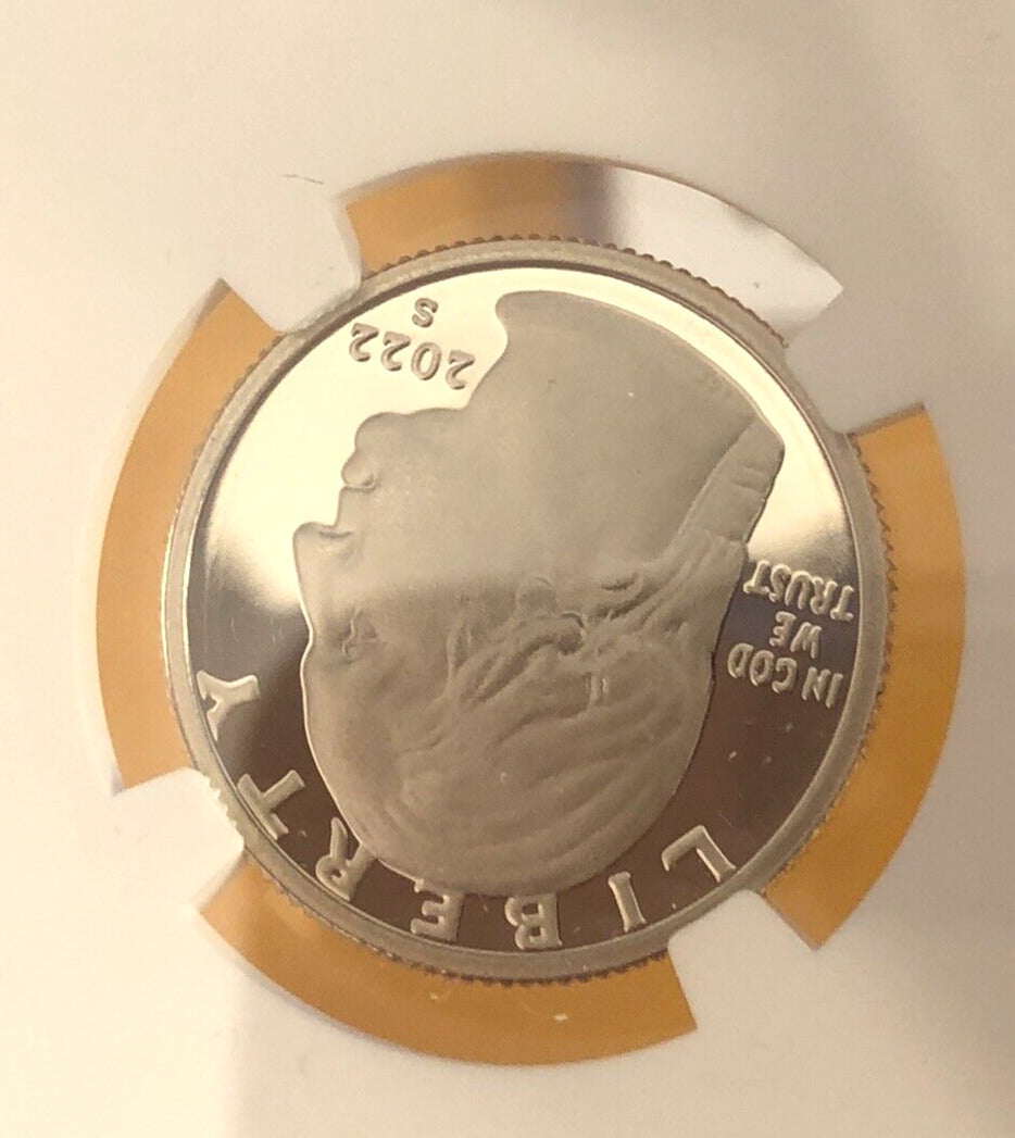 2022 S Clad 25C American Women PF 70 Signed Elizabeth Jones 5 Coin Quarter Set
