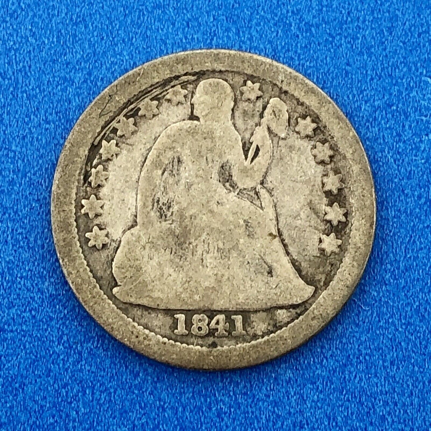 1841 O Seated Liberty Silver Dime 10c Better Key Rare Scarce New Orleans Coin
