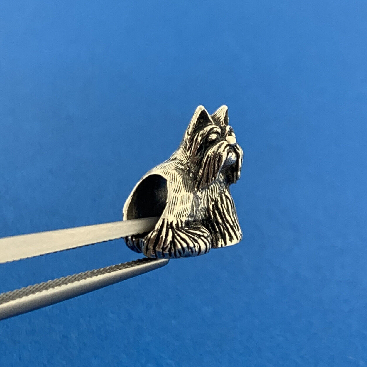 Designer 925 Sterling Silver Scottish Terrier Dog Puppy Slide Bracelet Charm