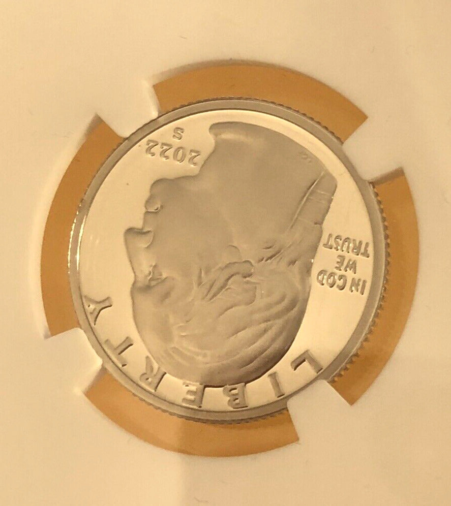 2022 S Clad 25C American Women PF 70 Signed Elizabeth Jones 5 Coin Quarter Set
