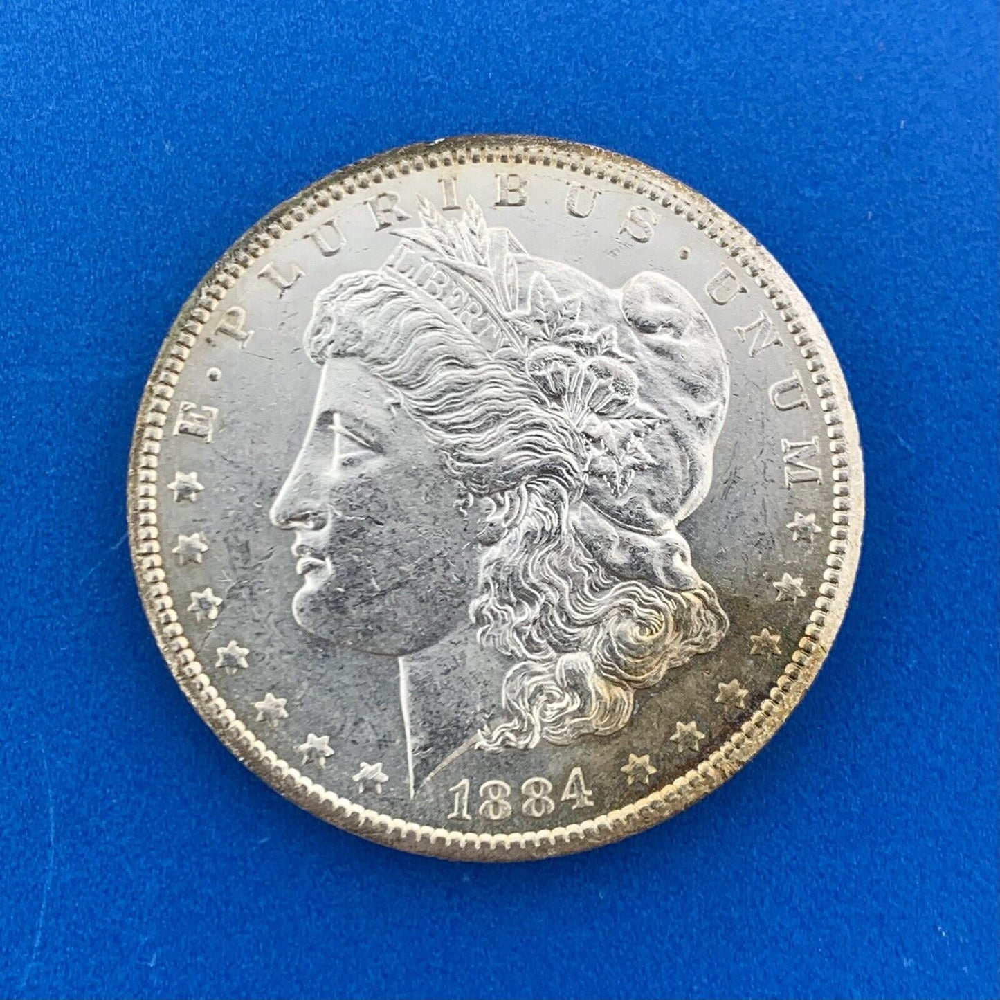 1884 CC Silver Morgan Dollar Better Key Scarce Carson City Mint Uncirculated