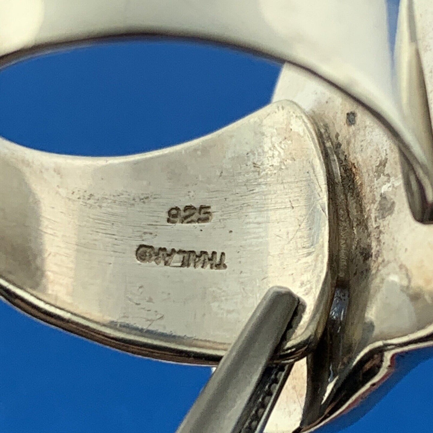 Stunning Sterling Silver 925 Loving Romantic Heart Adjustable Ring Size 7.5-8.5