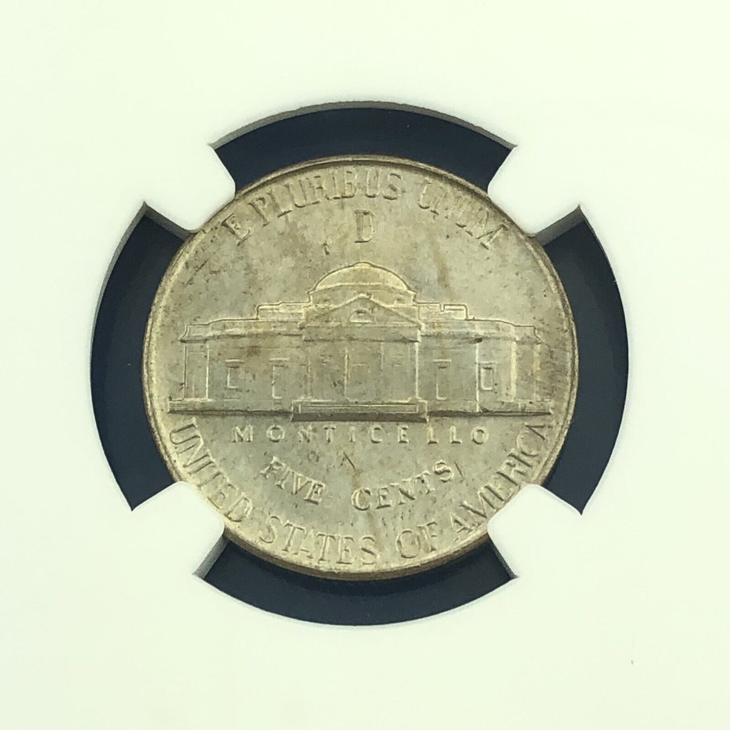 1945 D Jefferson Silver Wartime Nickel Better Key Scarce Denver 35% Coin