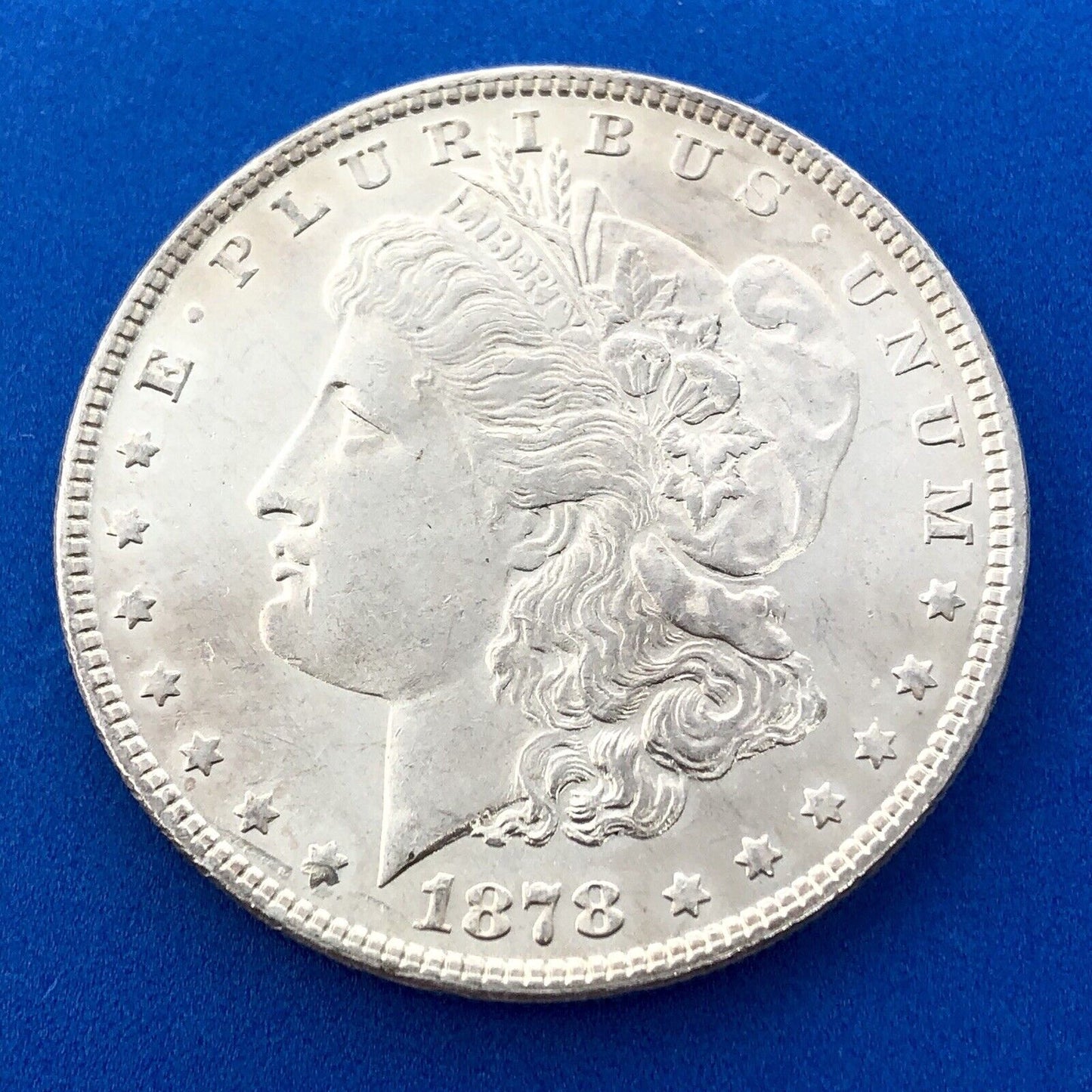 1878 7TF Reverse 1878 Morgan Silver Dollar Better Philadelphia First Year Coin
