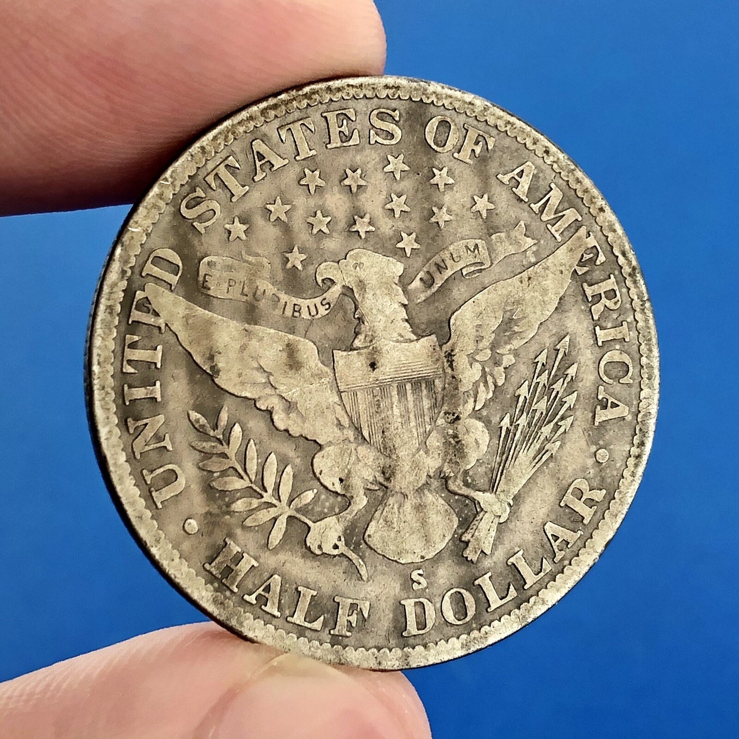 1912 S Silver Barber Half Dollar Better Key Date San Francisco Coin Rare Scarce