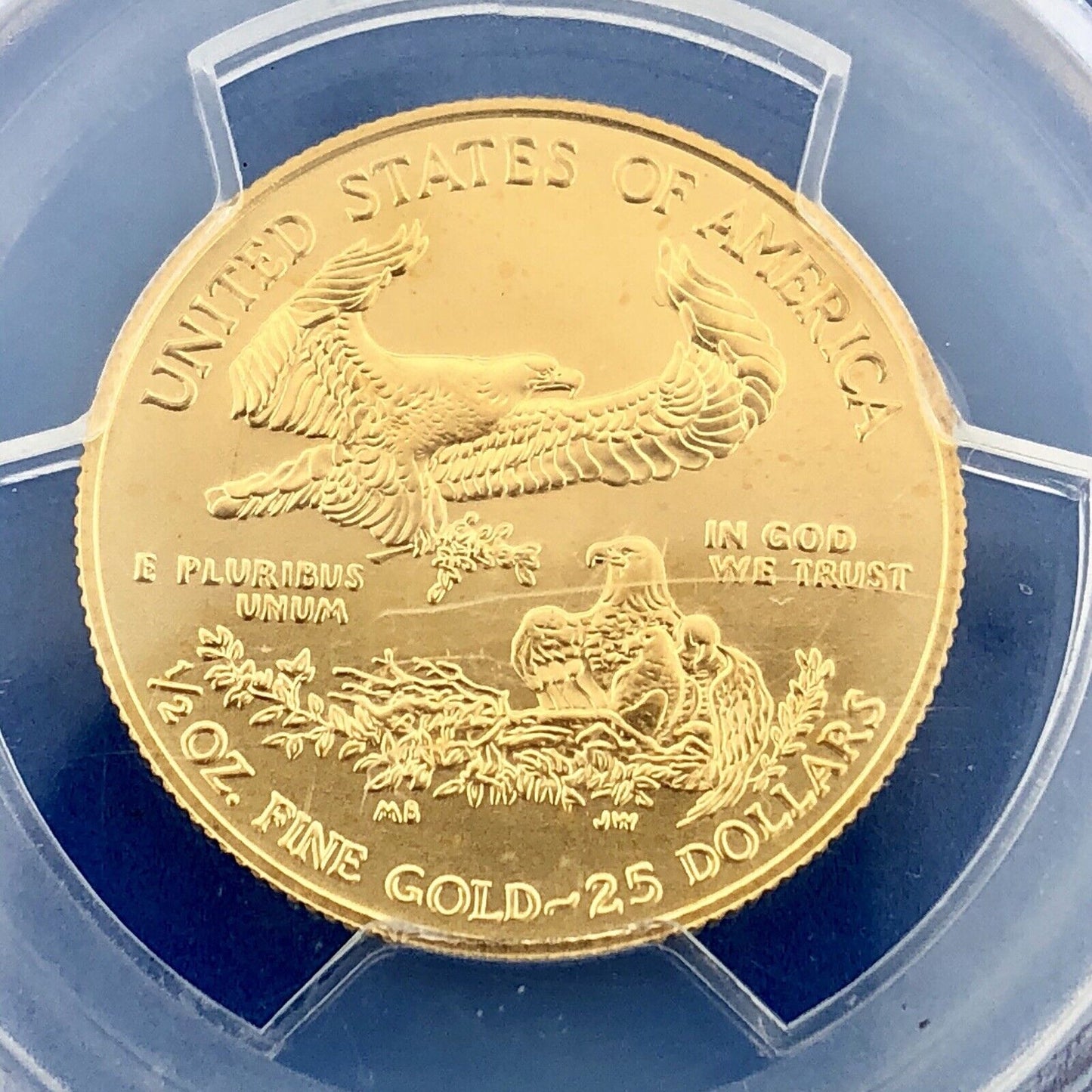 2014 $25 Gold 1/2 OZ PCGS MS70 First Strike Gold American Eagle Rare Label