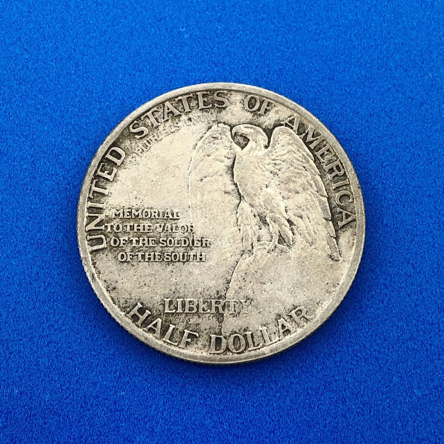 1925 P Stone Mountain Commemorative .900 Silver Half Dollar XF Rare Coin