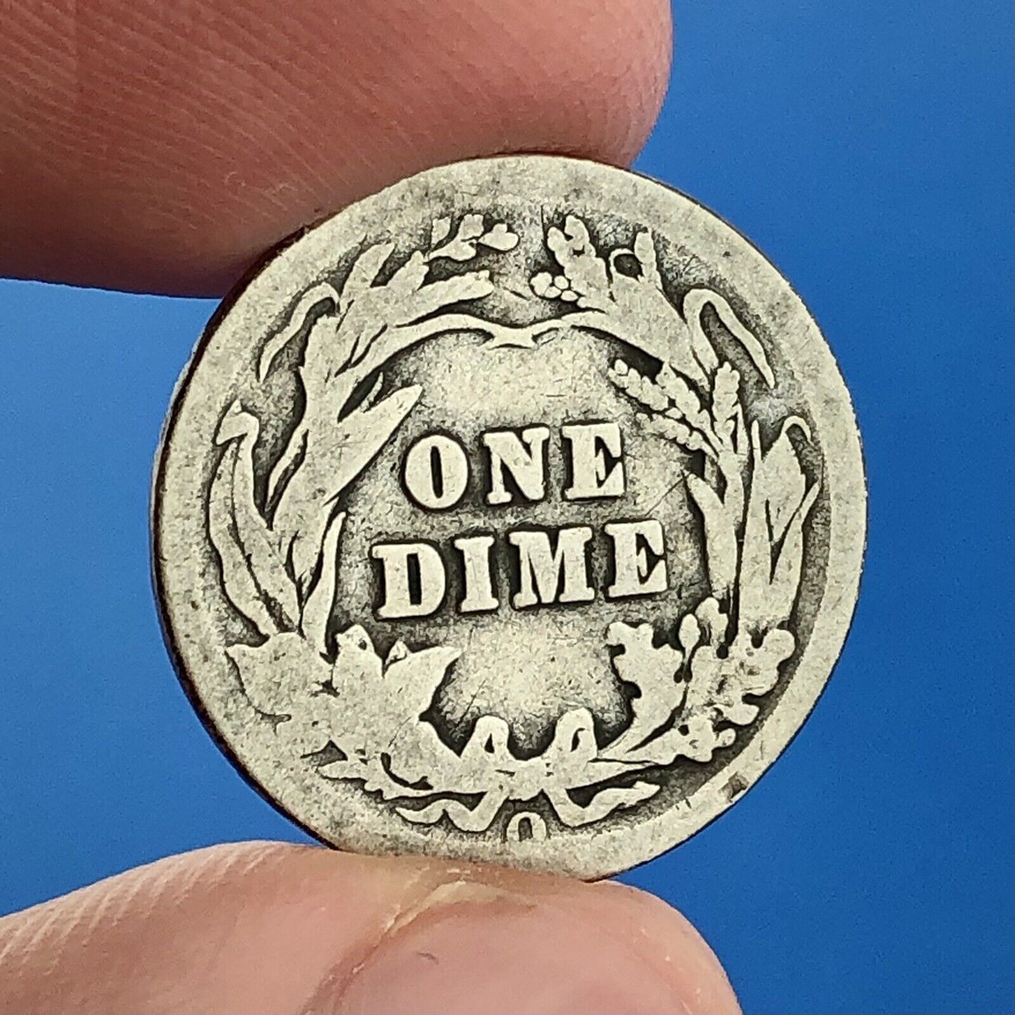 1907 O Barber Silver Dime $.10 Better Rare Scarce Key New Orleans Mint Coin