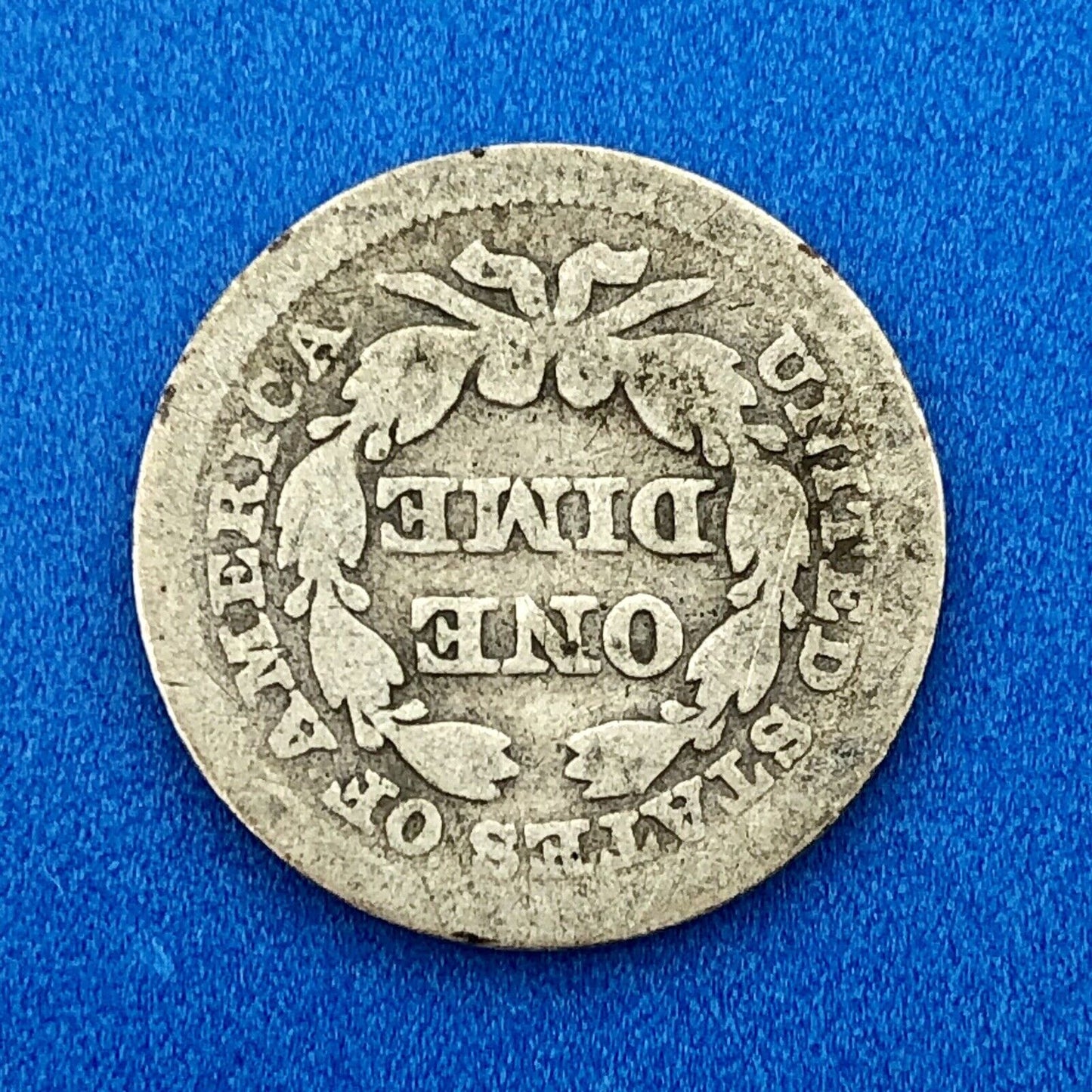 1854 P Seated Liberty Silver Dime 10c Better Key Philadelphia Mint Coin