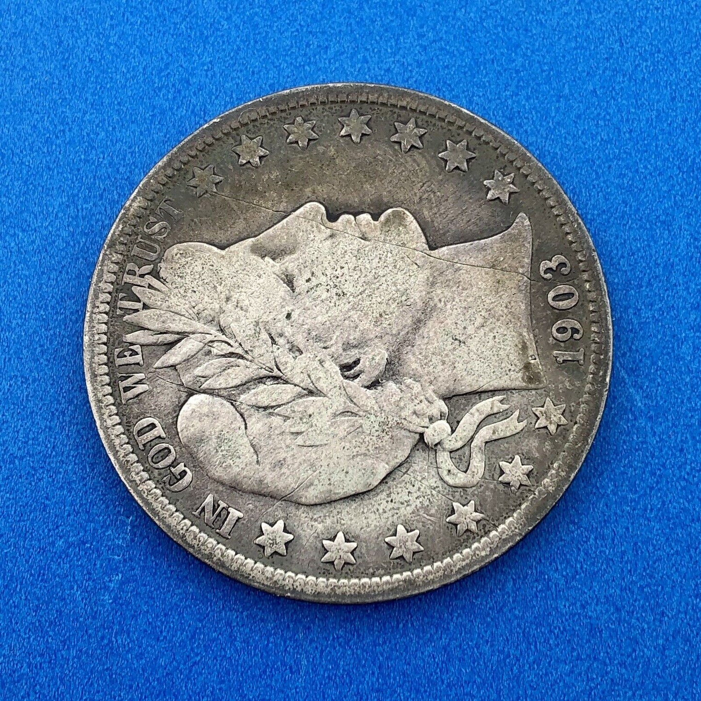 1903 S Silver Barber Half Dollar Better Key Date San Francisco Coin Rare Scarce