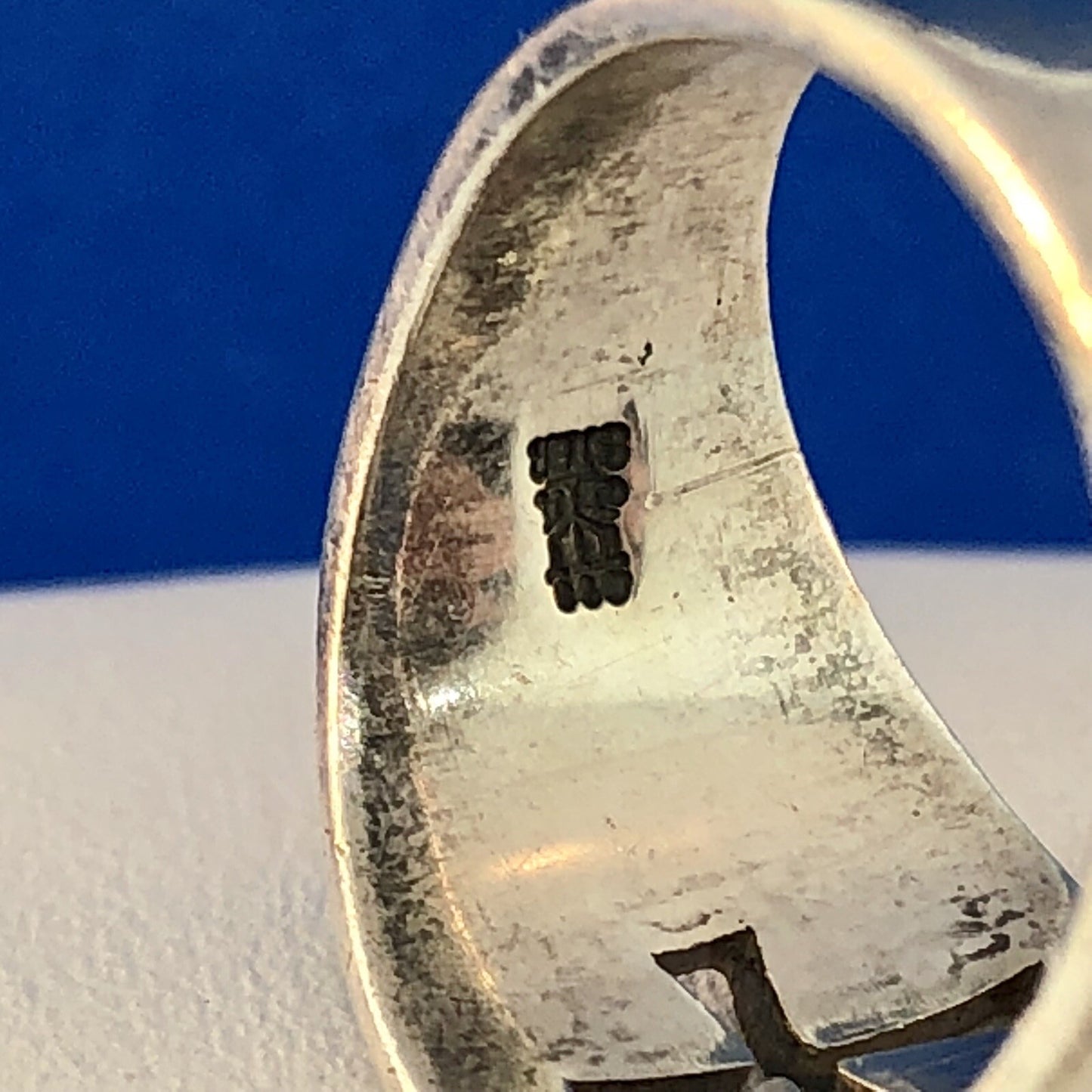 James Avery Sterling Silver 925 Wide Crosslet Designer Size 4.75 Cross Ring