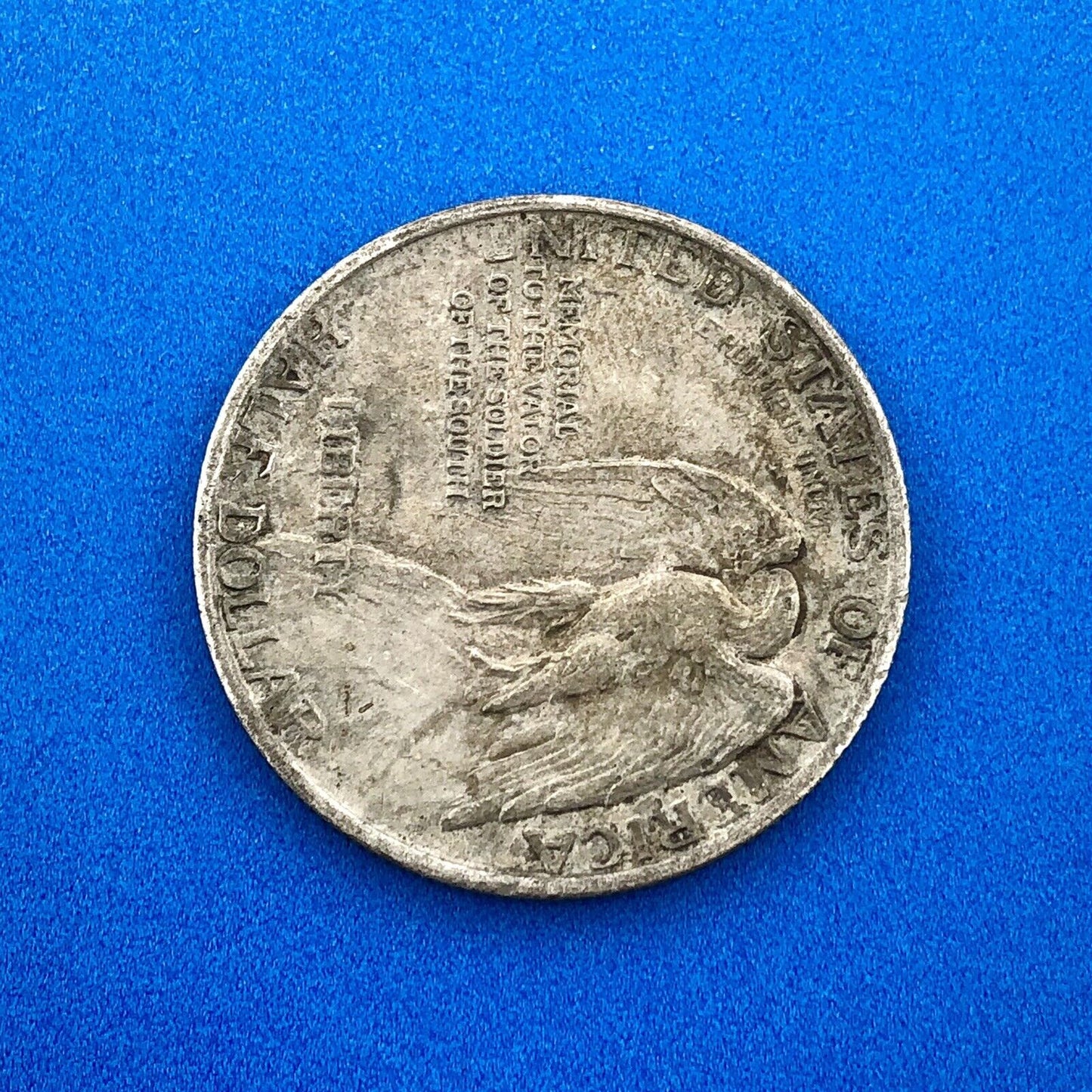 1925 P Stone Mountain Commemorative .900 Silver Half Dollar AU Rare Coin