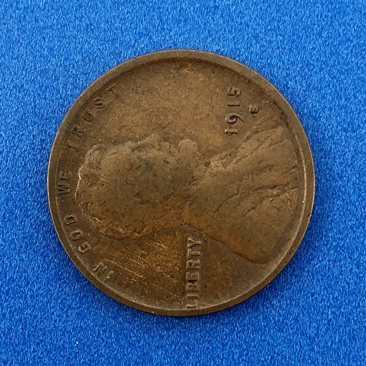 1915 S Lincoln Cent Wheat Ears Reverse Key Rare 1c Cent Penny San Francisco Coin